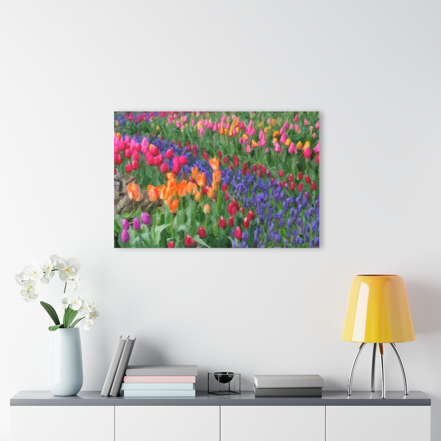 Acrylic Prints (French Cleat Hanging) ... Skagit Valley Tulips ... Skagit Valley, Washington ... Family Archives ... Original Works ... Circa 1980's ...