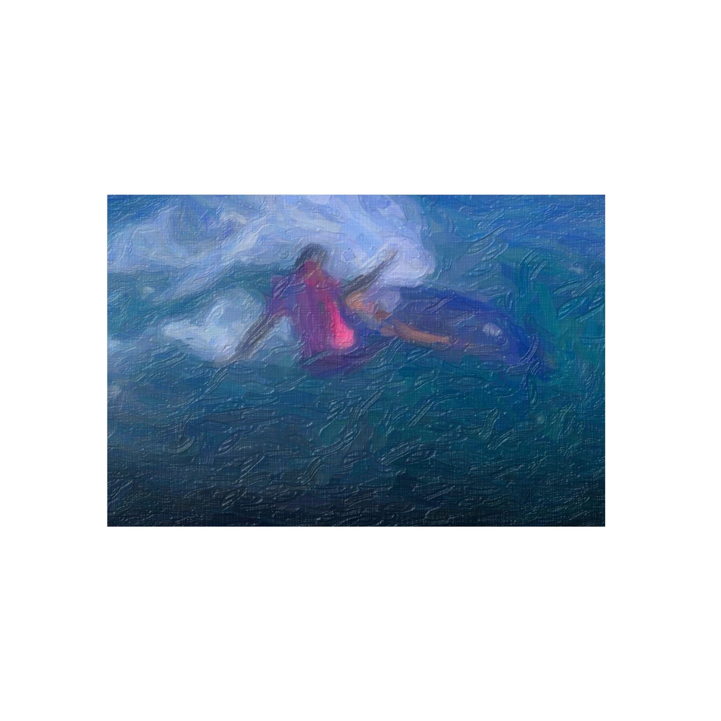 Aluminum Composite Panels ... Paris_2024_Surfing Competition-Tahiti_French-Polynesia .... 'Gabriel Medina World Campion Drops-In' ... Original Works ...