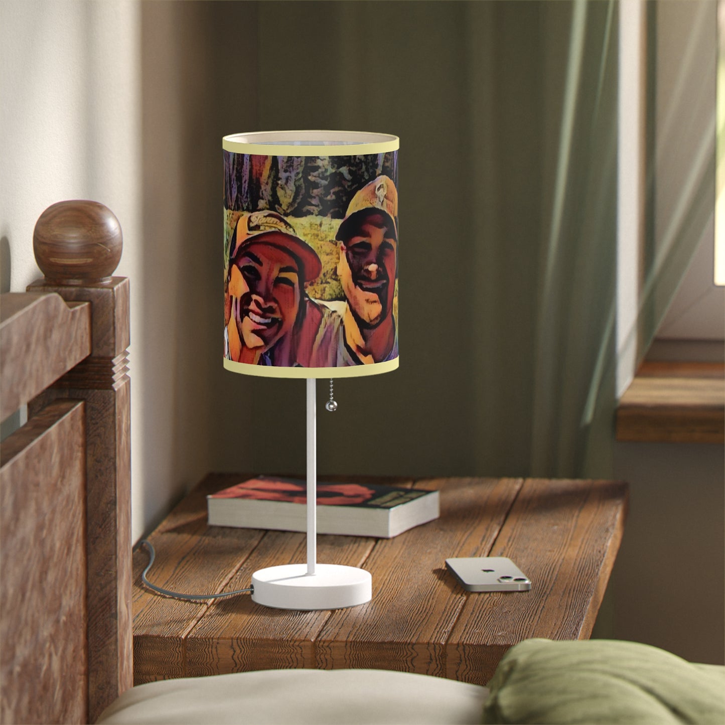 Lamp on a Stand, US|CA plug ... "The Best Of Friends" ... Original Works ... December 2023 ... Central Idaho, USA.