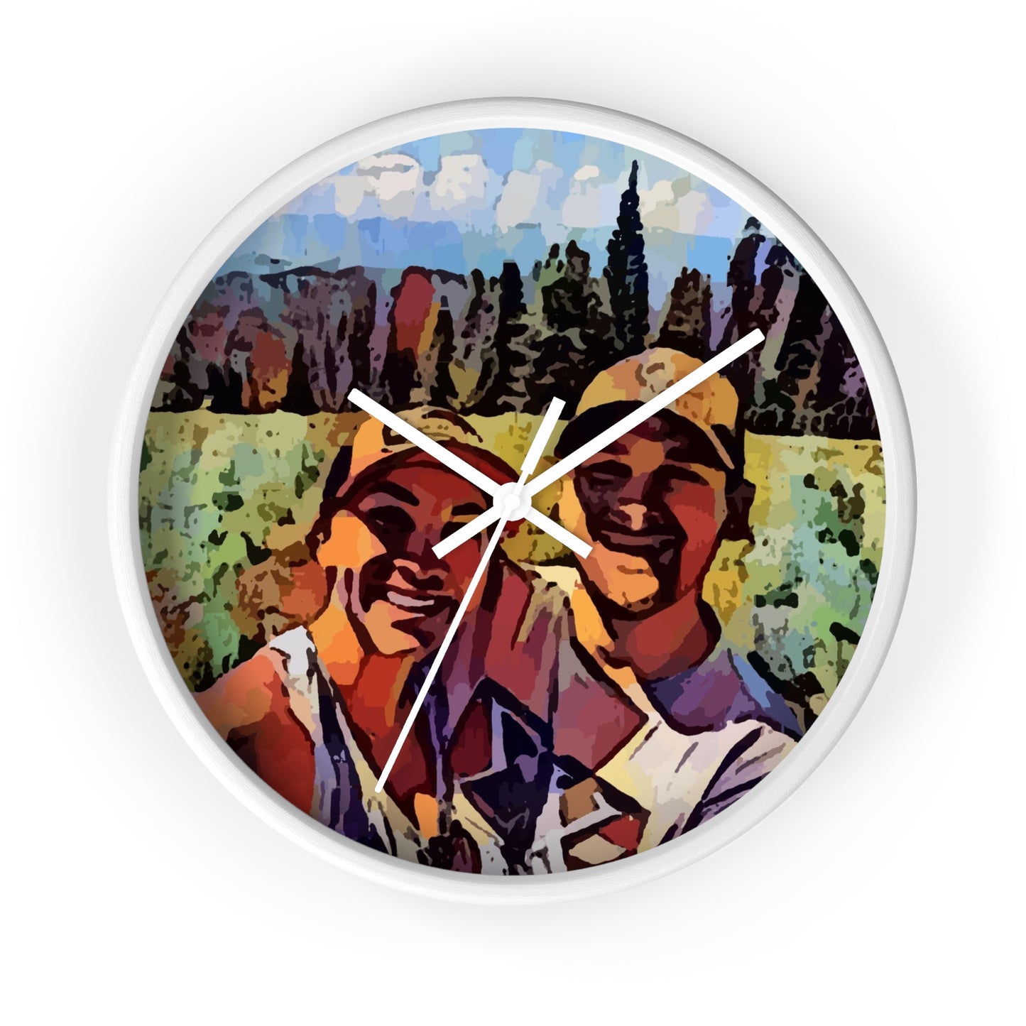 Wall Clock ... "The Best Of Friends" ... Original Works ... December 2023 ... Central Idaho, USA.