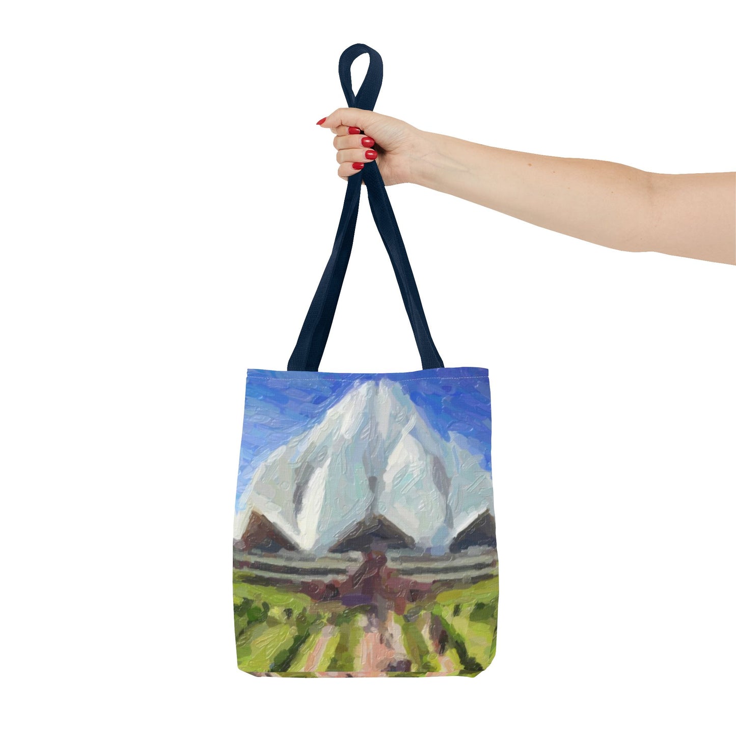 Tote Bag (AOP) ... Bahai'i-House-Of-Worship ... "New Delhi's World-Famous Lotus Temple" ... Original Works ... Delhi, India: Circa 2003-2007 ...