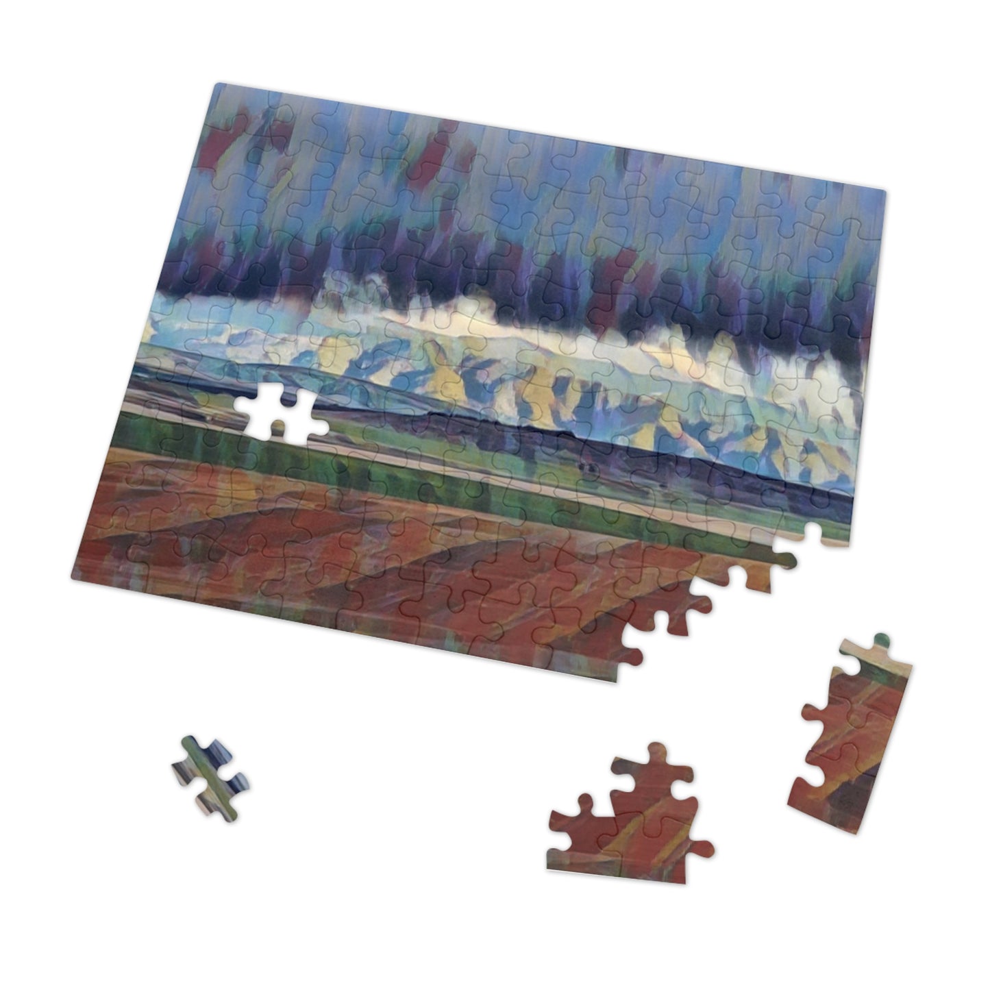 Jigsaw Puzzle (30, 110, 252, 500,1000-Piece) ... On-The-Prairie .. "The Storm Is Brewing" ... Central Idaho: November 2023 ... Original Works ...