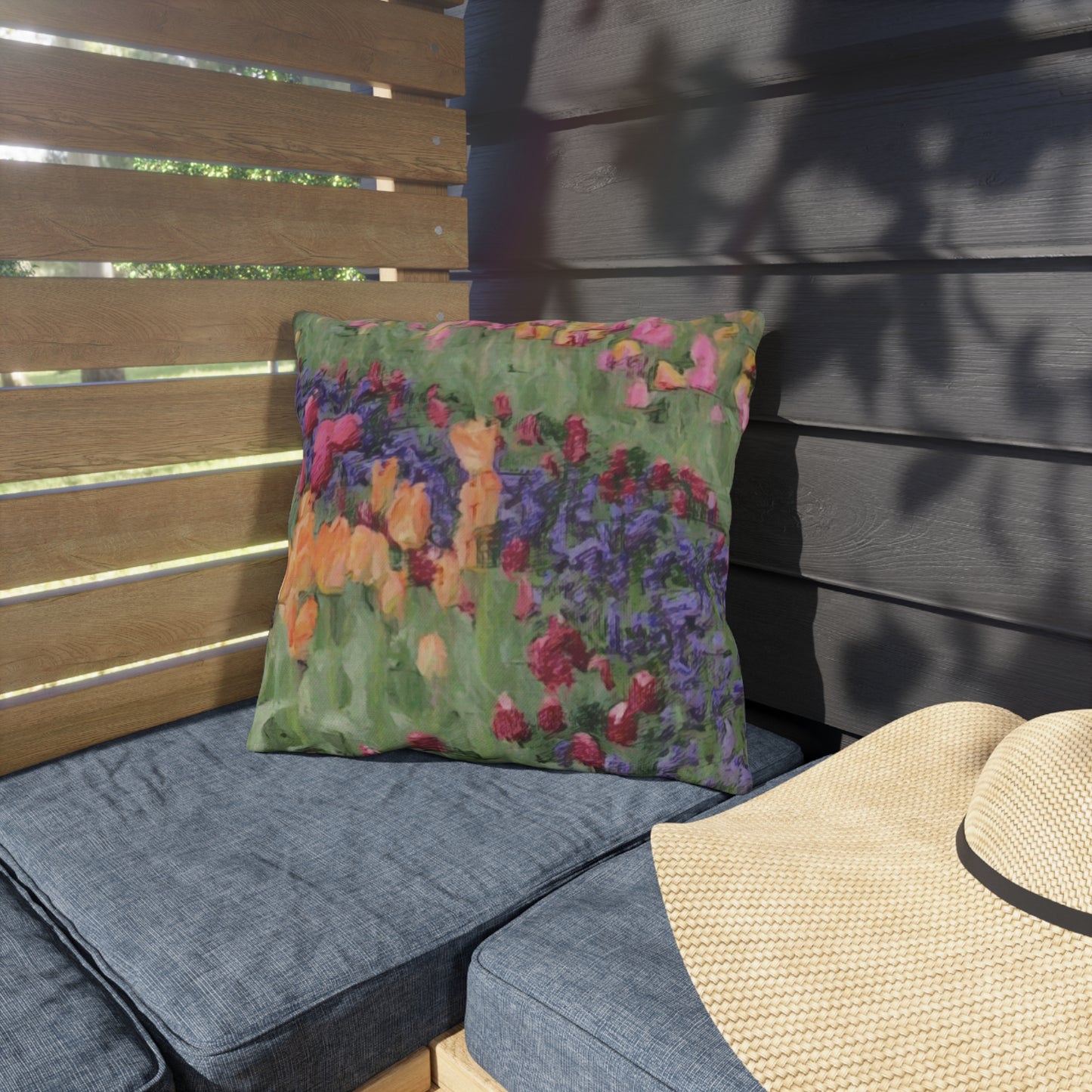 Outdoor Pillows ... Skagit Valley Tulips ... Skagit Valley, Washington ... Family Archives ... Original Works ... Circa 1980's ...