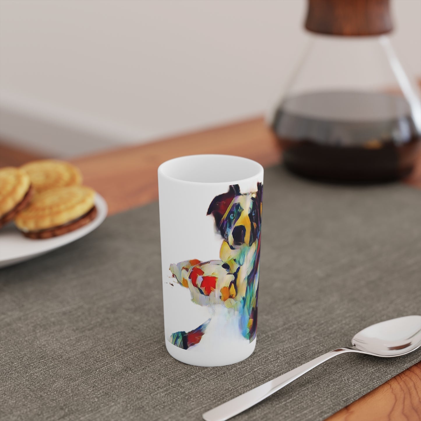 Conical Coffee Mugs (3oz, 8oz, 12oz) ... Ozzie-Hippensteel ... "Don't Cry Now ... Dry-Your_Eyes ... On The Wind". Oriignal Works. May 2023.