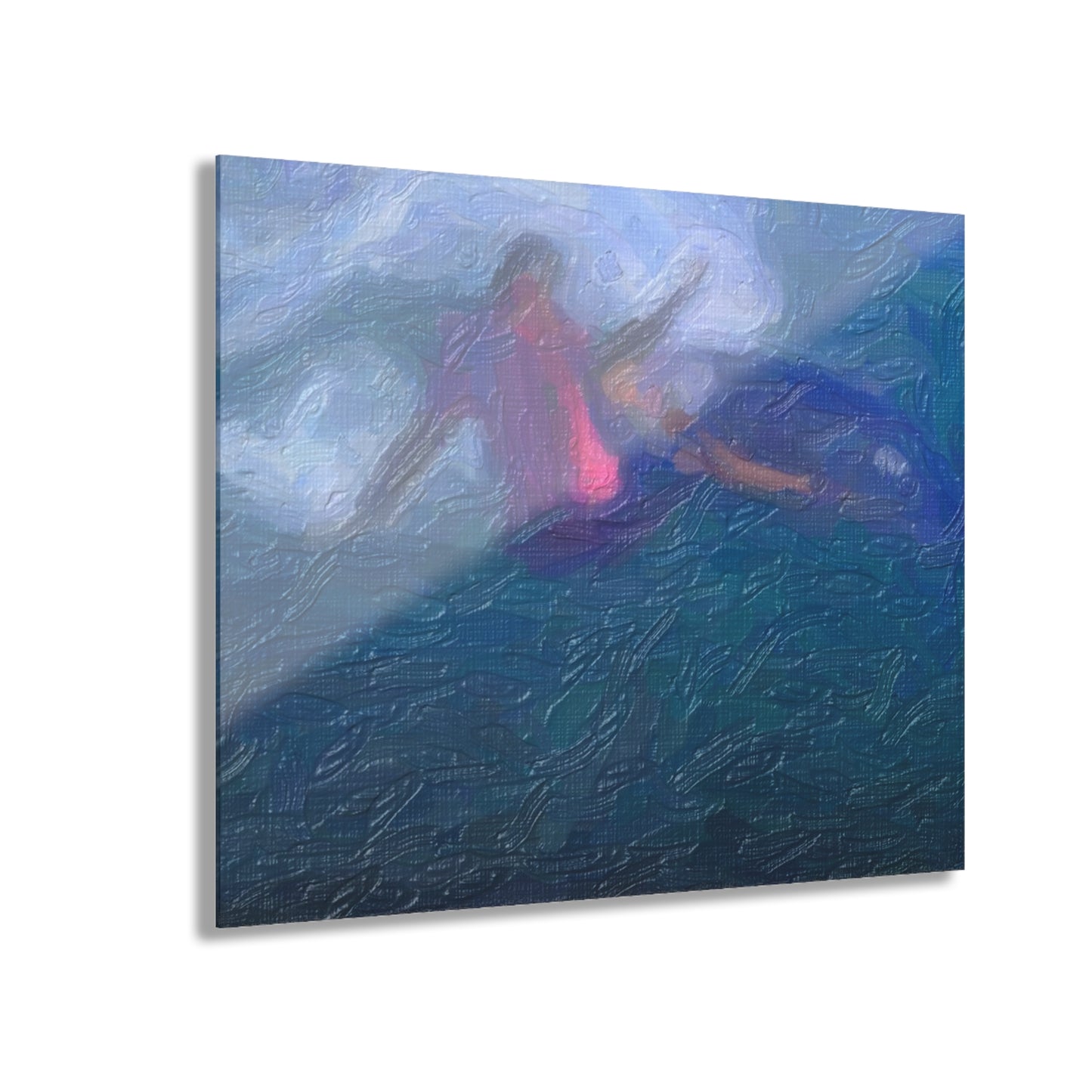 Acrylic Prints (French Cleat Hanging)  ... Paris_2024_Surfing Competition-Tahiti_French-Polynesia .... 'Gabriel Medina World Campion Drops-In' ... Original Works ...