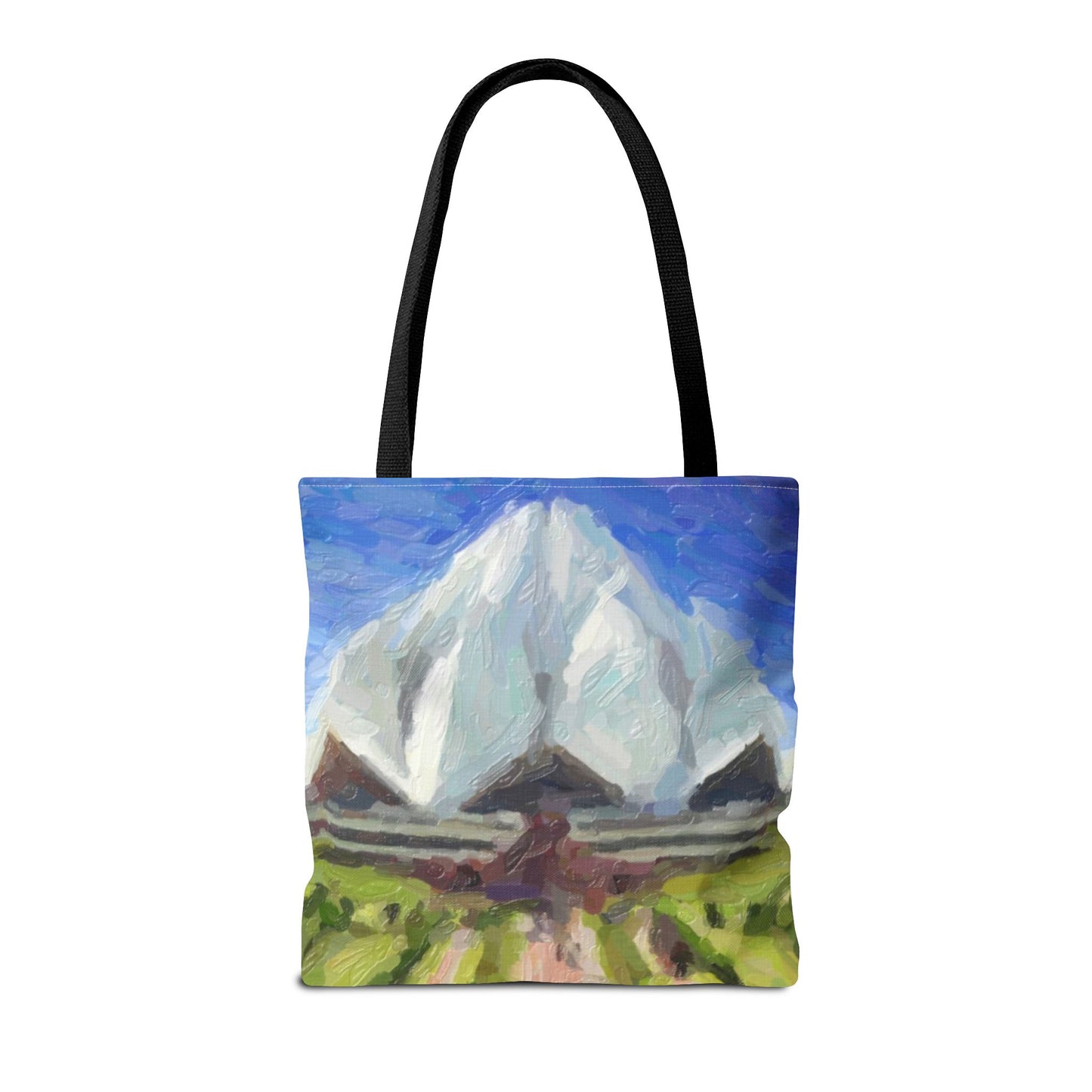 Tote Bag (AOP) ... Bahai'i-House-Of-Worship ... "New Delhi's World-Famous Lotus Temple" ... Original Works ... Delhi, India: Circa 2003-2007 ...