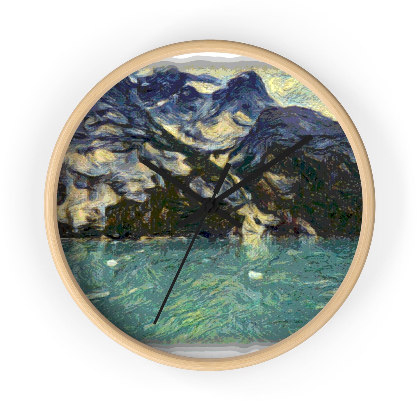 Wall Clock ... Tracy Arm Fjord ... South Of Skagway, Alaska ... Summer: June 2024 ... Original Works ...