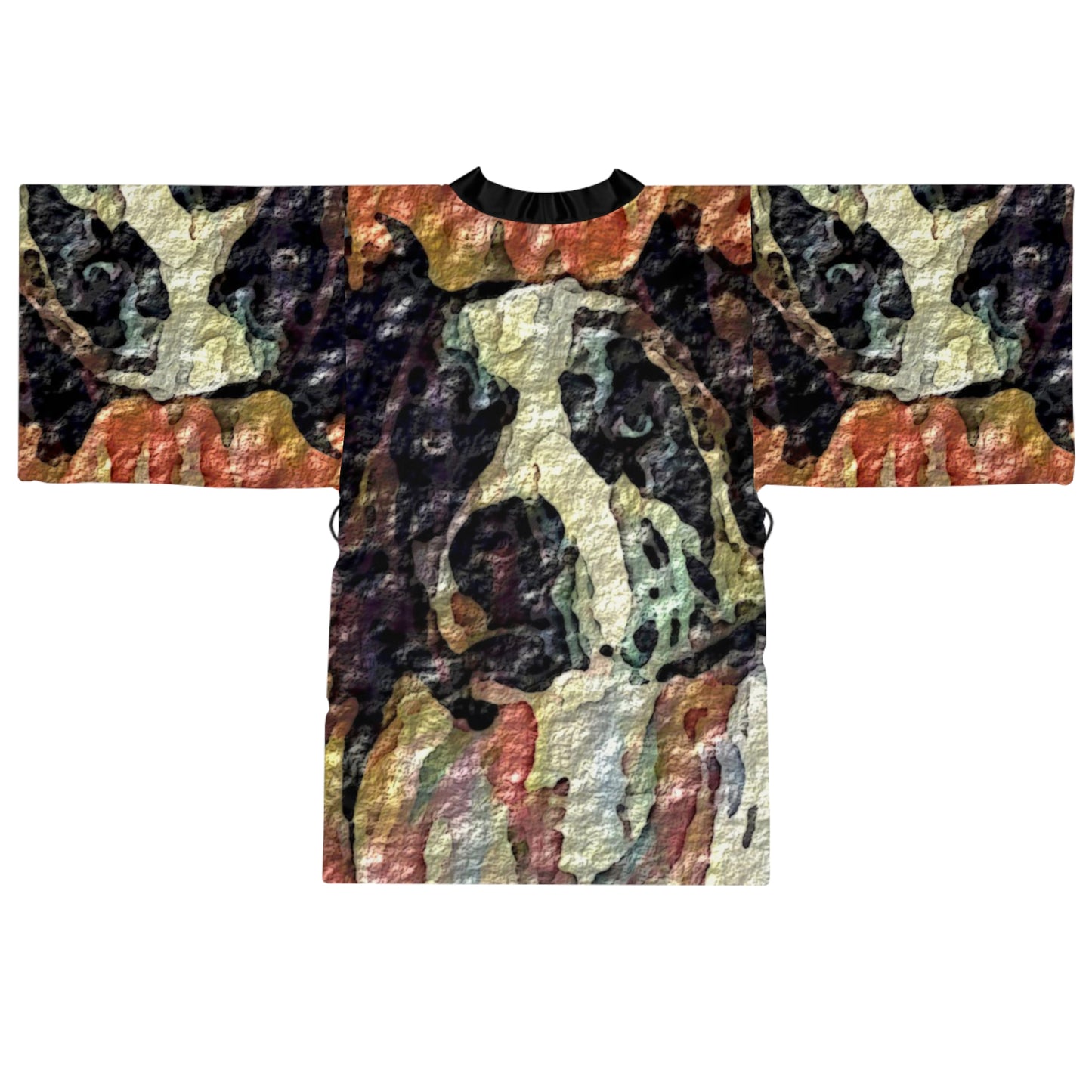Long Sleeve Kimono Robe (AOP) ... Ozzy-Hippensteel ... "Don't Cry Now ... Dry-Your_Eyes ... On The Wind". Oriignal Works. May 2023.