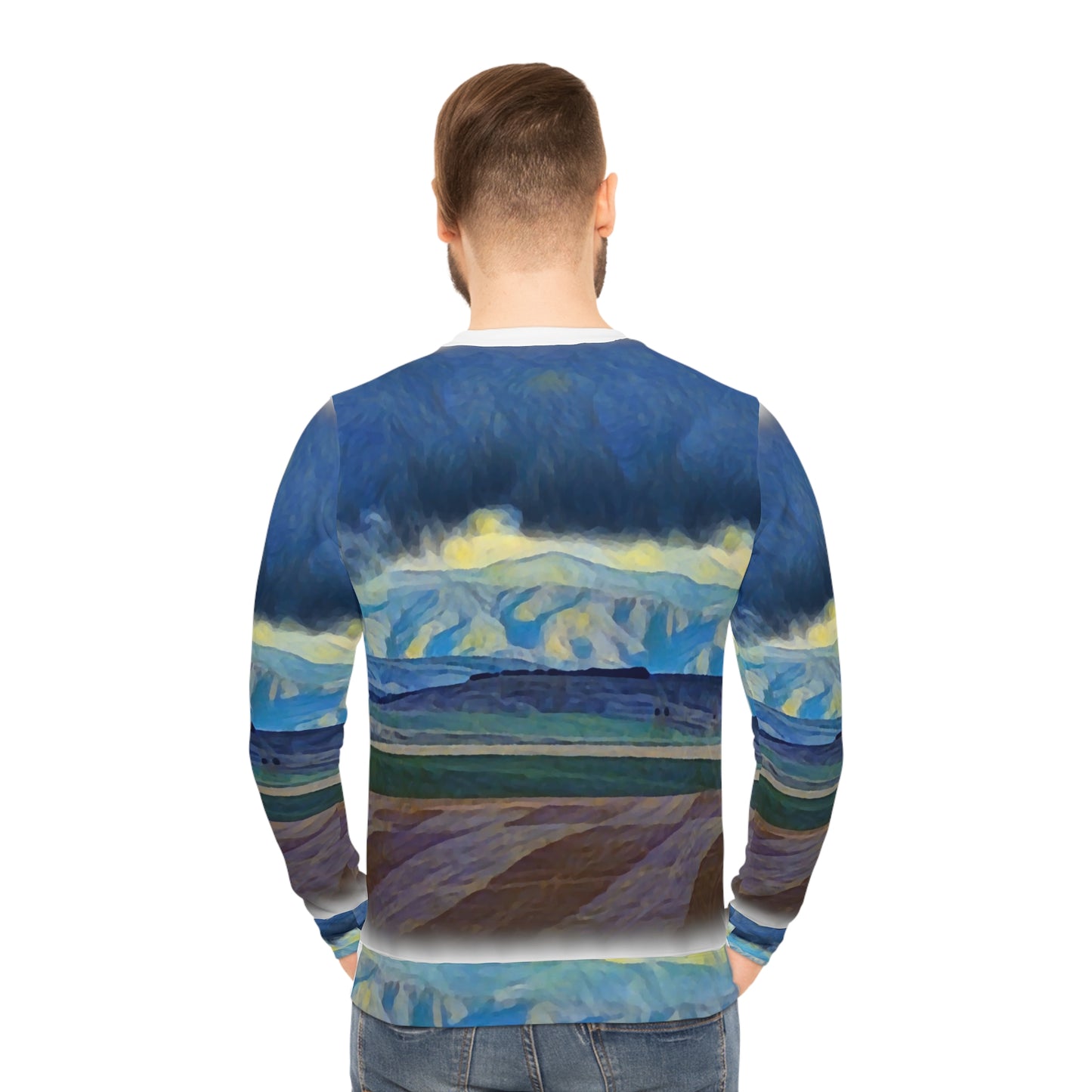Lightweight Sweatshirt (AOP) ... On-The-Prairie .. "The Storm Is Brewing" ... Central Idaho: November 2023 ... Original Works  ...