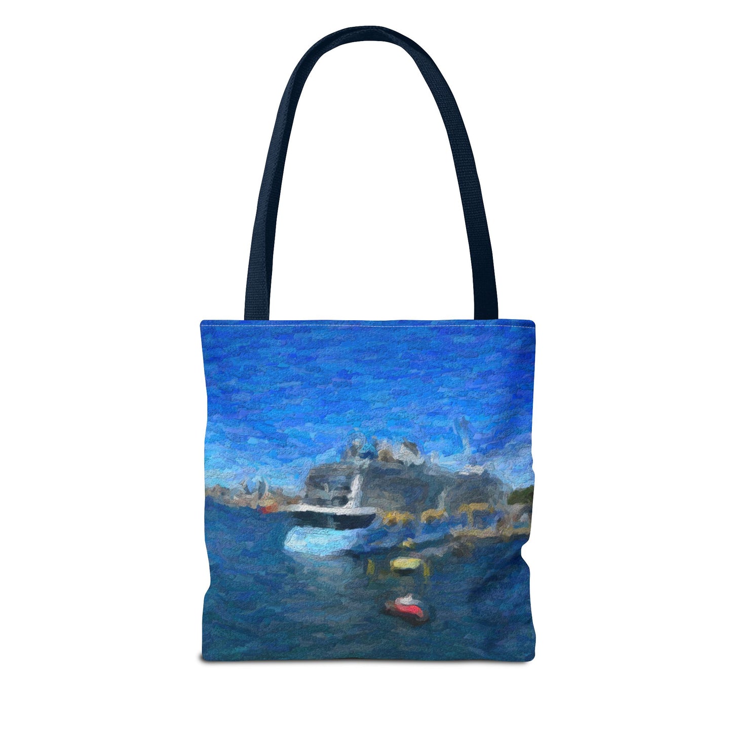 Tote Bag (AOP) ... Into Vancouver Harbor We Arrive: Celebrity Edge-Cruise ... Vancouver, British Columbia ... June 2024 ... Original Works