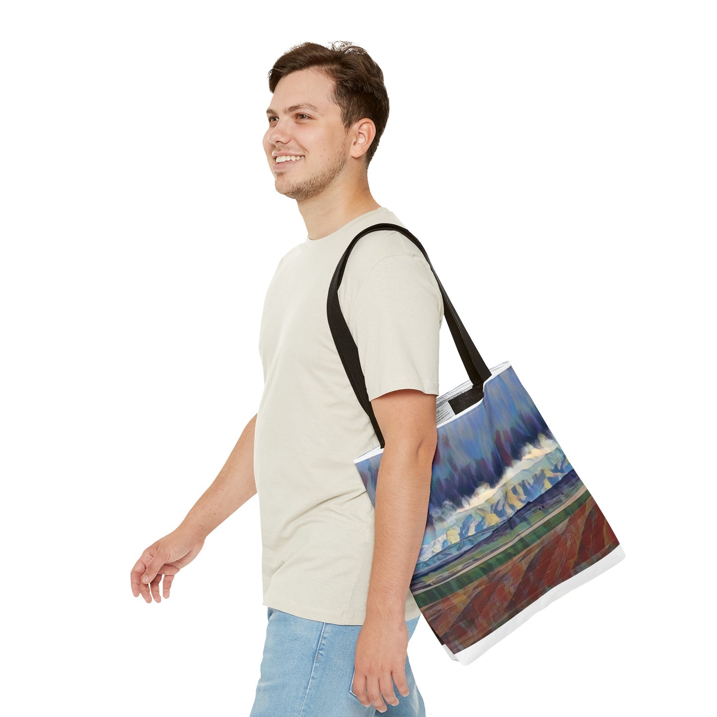 Tote Bag (AOP) ... On-The-Prairie .. "The Storm Is Brewing" ... Central Idaho: November 2023 ... Original Works ...