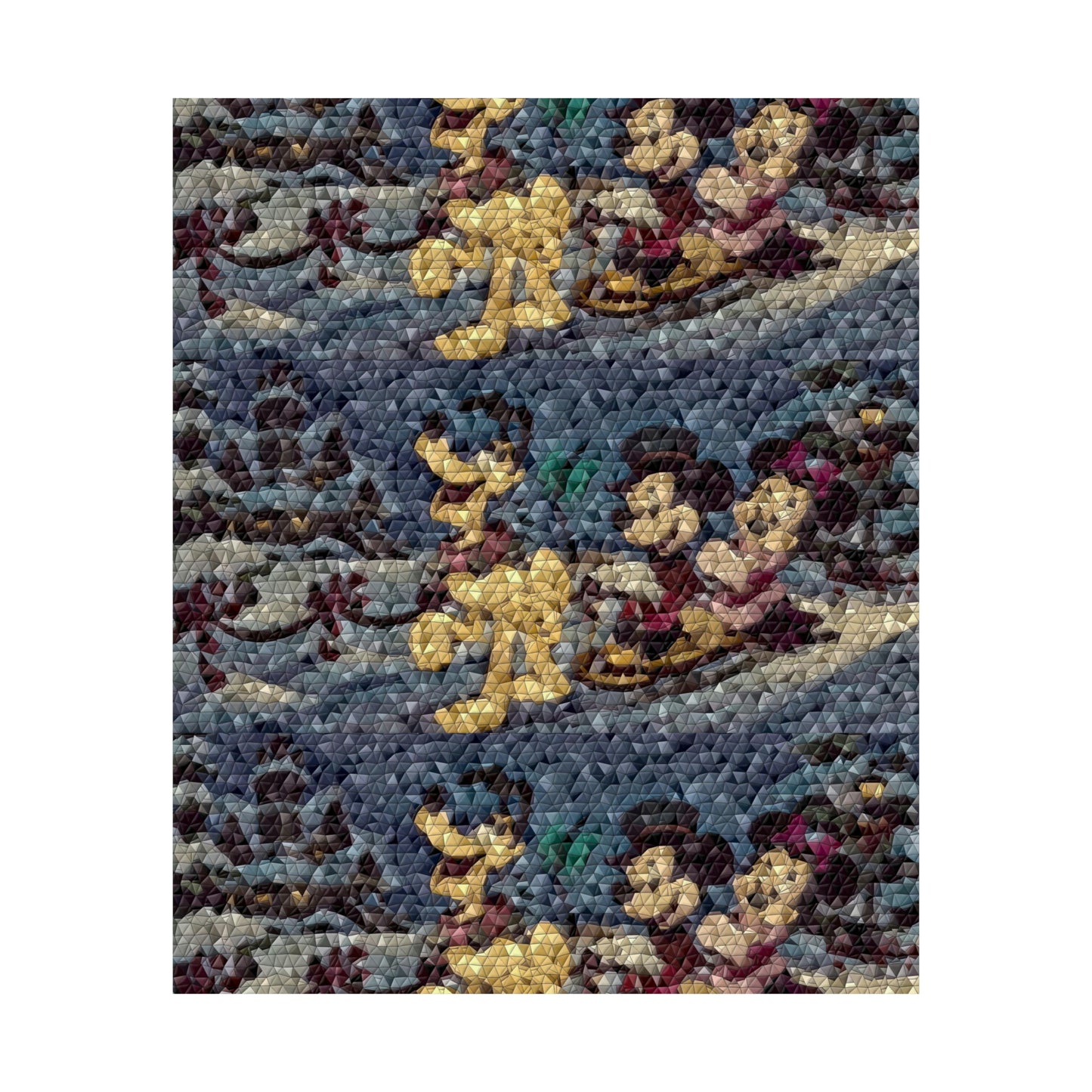 Matte Vertical Posters ... Mickey_N_Minnie Mouse & Pluto ... "A Winter Sleigh Ride" ... Original Works. Winter 2023 ...