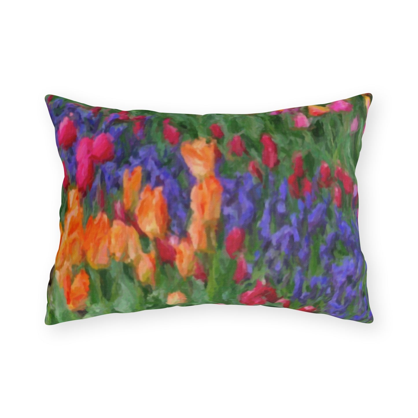Outdoor Pillows ... Skagit Valley Tulips ... Skagit Valley, Washington ... Family Archives ... Original Works ... Circa 1980's ...
