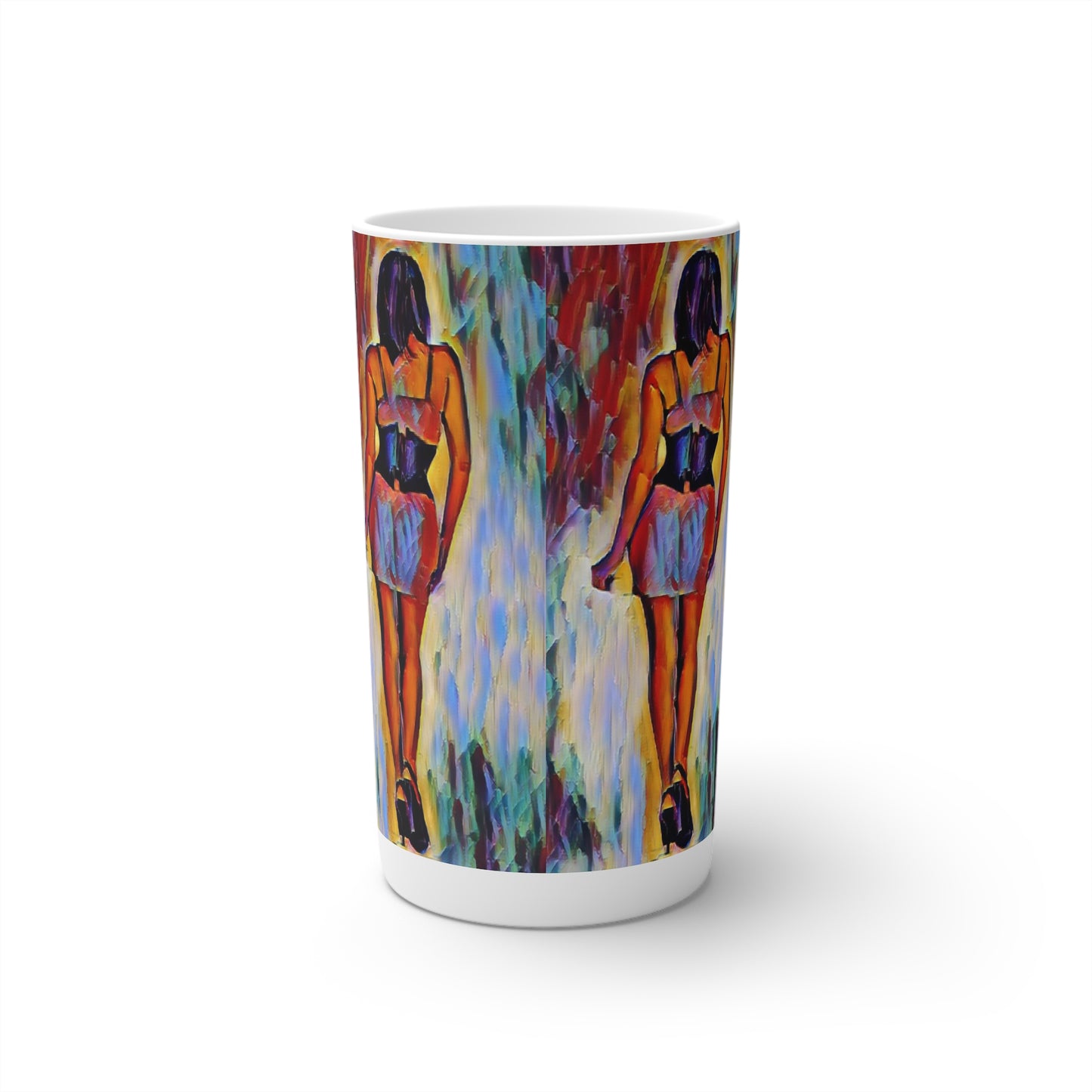 Conical Coffee Mugs (3oz, 8oz, 12oz) ...  I'll Walk 'A-Hundred-Miles' In Stilettos ... Original Works ... June 2023. Central Idaho, USA ...