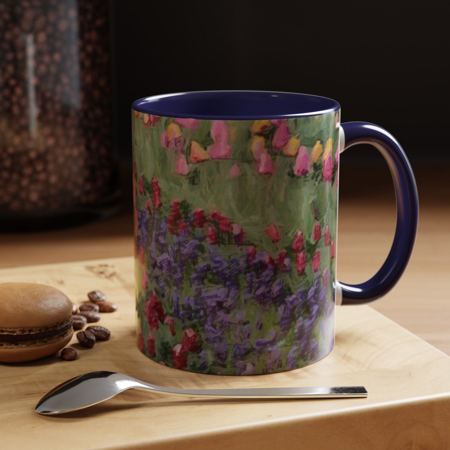 Accent Coffee Mug (11, 15oz) ... Skagit Valley Tulips ... Skagit Valley, Washington ... Family Archives ... Original Works ... Circa 1980's ...