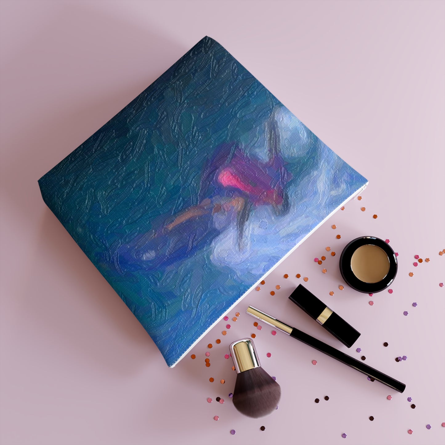 Cotton Cosmetic Bag  ... Paris_2024_Surfing Competition-Tahiti_French-Polynesia .... 'Gabriel Medina World Campion Drops-In' ... Original Works ...