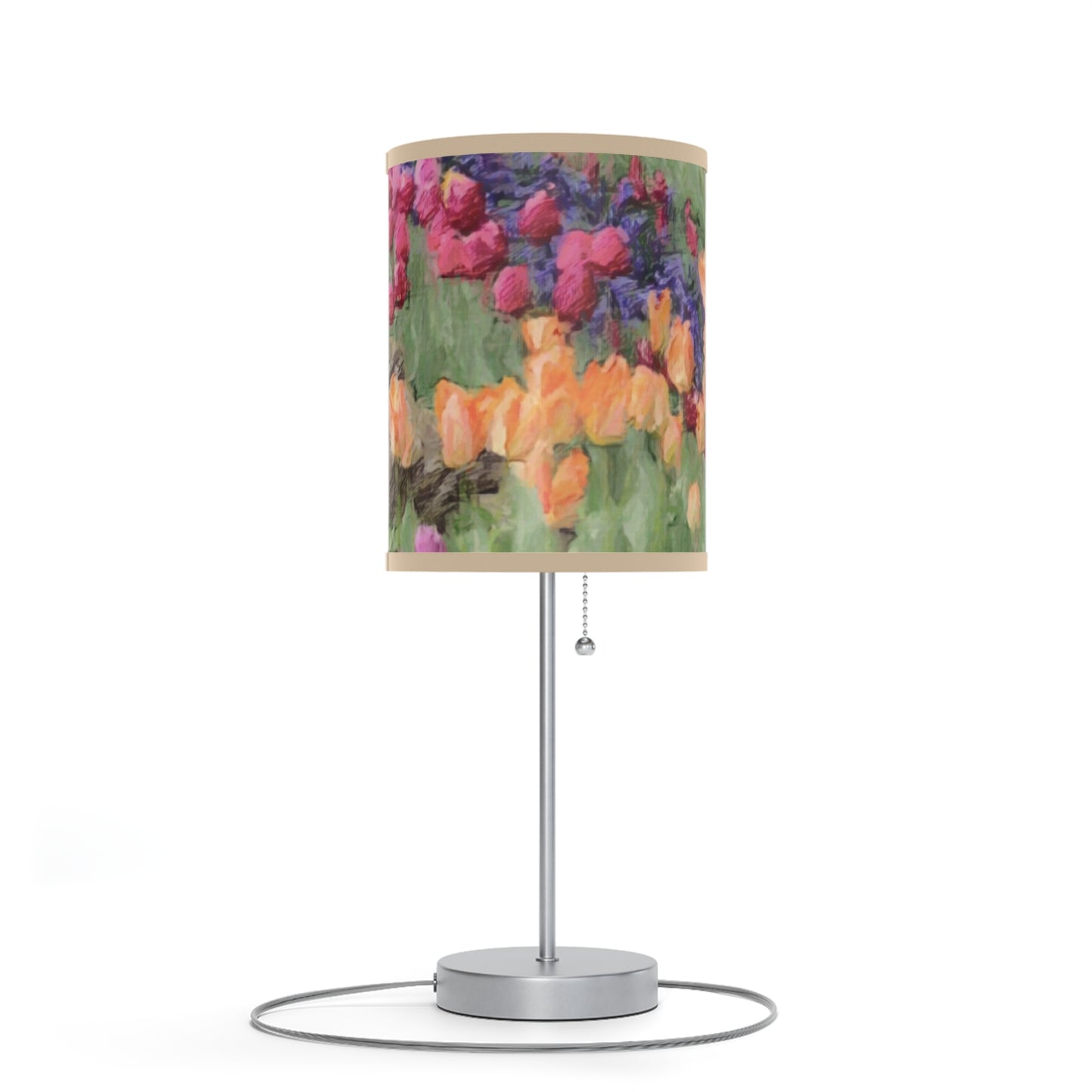 Lamp on a Stand, US|CA plug ... Skagit Valley Tulips ... Skagit Valley, Washington ... Family Archives ... Original Works ... Circa 1980's ...