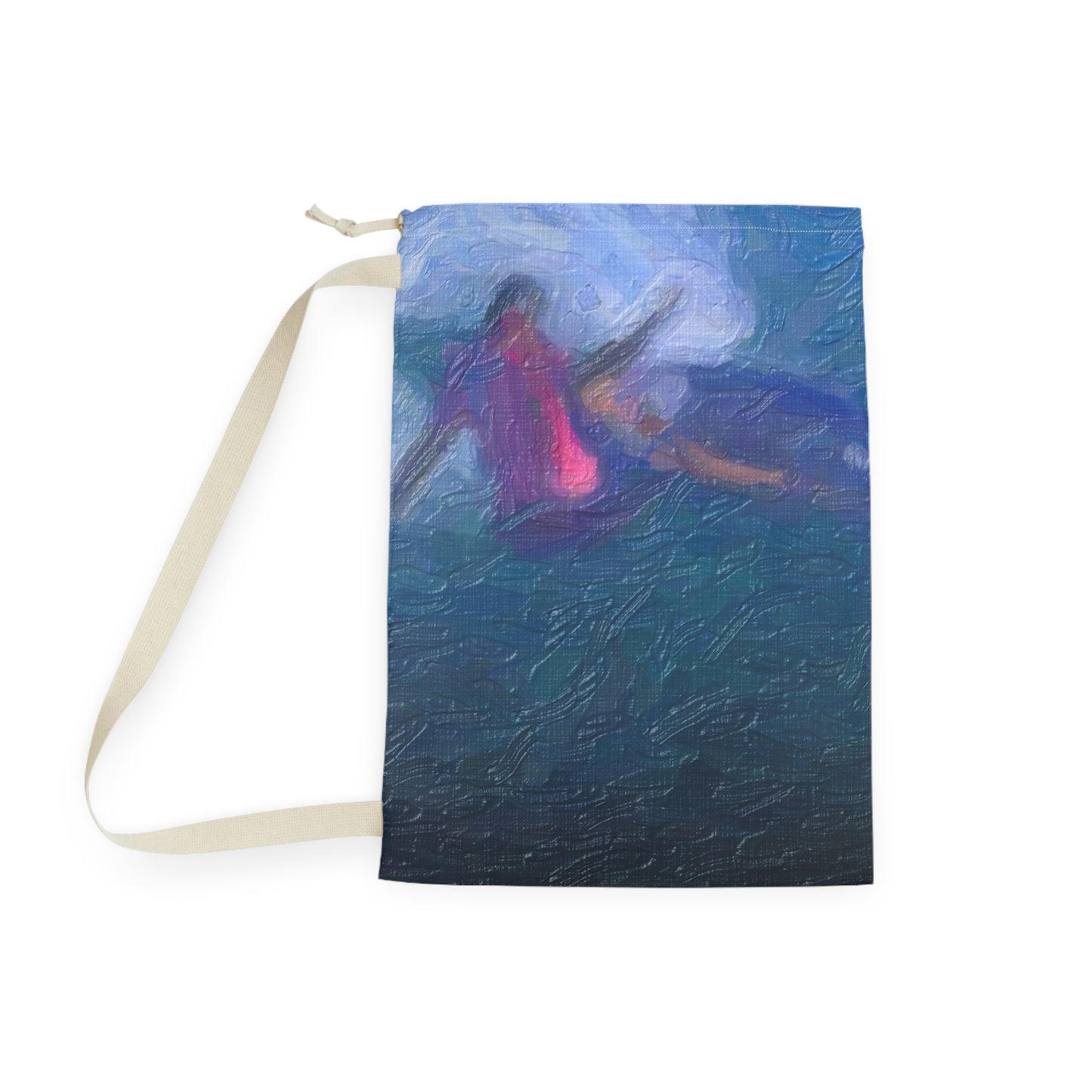 Laundry Bag ... Paris_2024_Surfing Competition-Tahiti_French-Polynesia .... 'Gabriel Medina World Campion Drops-In' ... Original Works ...