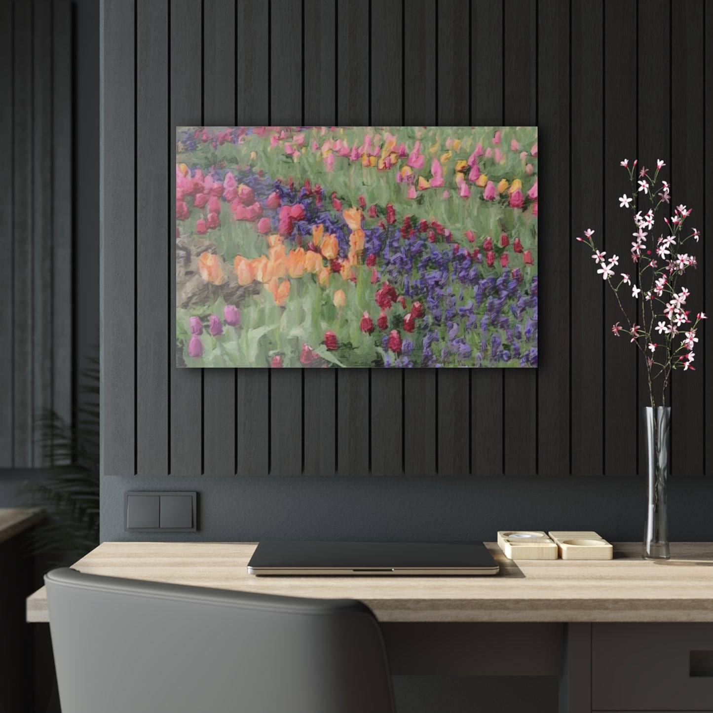 Acrylic Prints ... Skagit Valley Tulips ... Skagit Valley, Washington ... Family Archives ... Original Works ... Circa 1980's ...