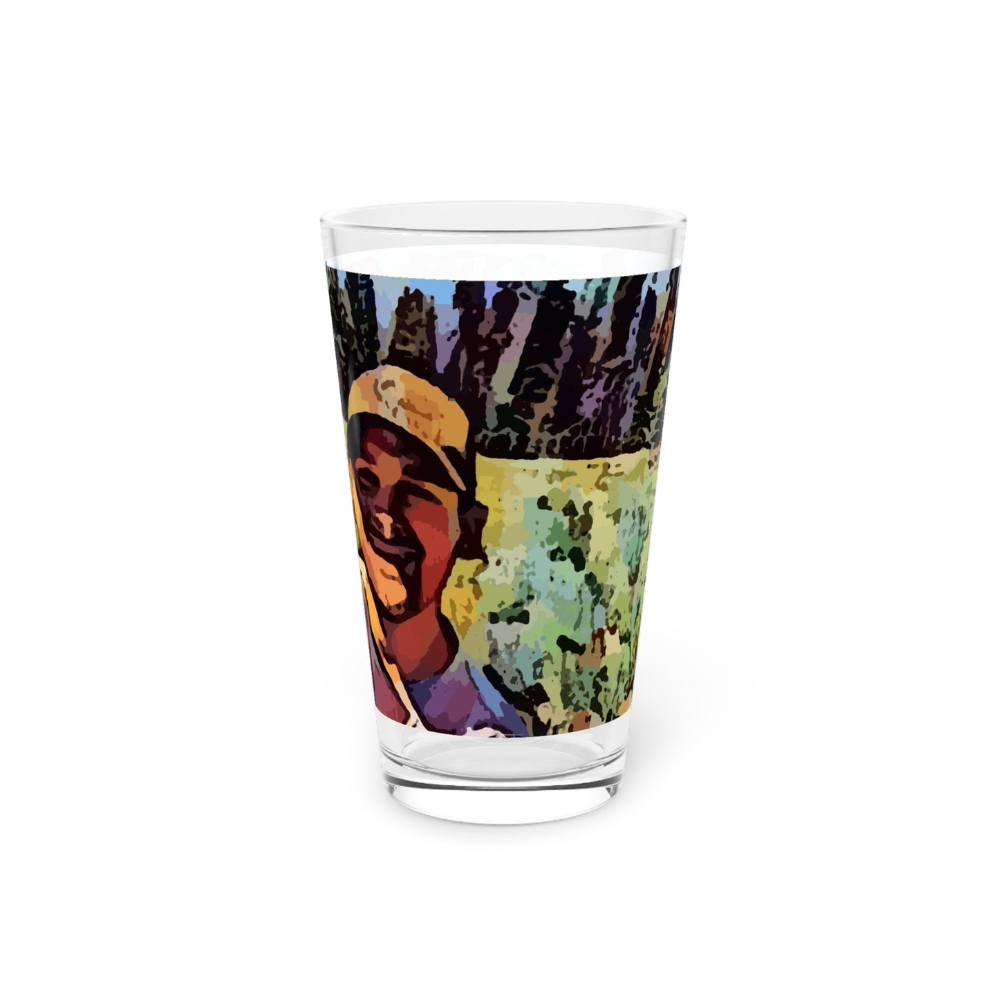 Pint Glass, 16oz ... "The Best Of Friends" ... Original Works ... December 2023 ... Central Idaho, USA.