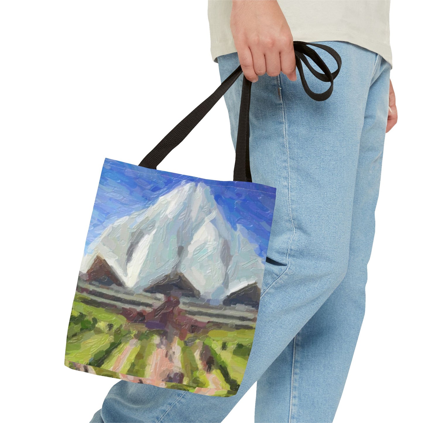 Tote Bag (AOP) ... Bahai'i-House-Of-Worship ... "New Delhi's World-Famous Lotus Temple" ... Original Works ... Delhi, India: Circa 2003-2007 ...
