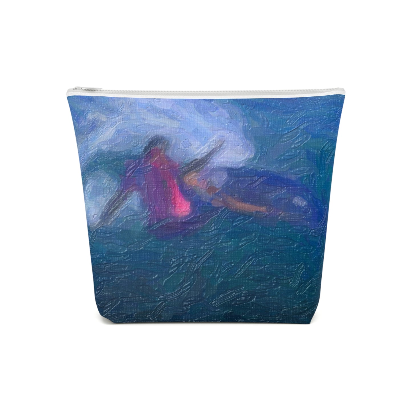 Cotton Cosmetic Bag  ... Paris_2024_Surfing Competition-Tahiti_French-Polynesia .... 'Gabriel Medina World Campion Drops-In' ... Original Works ...
