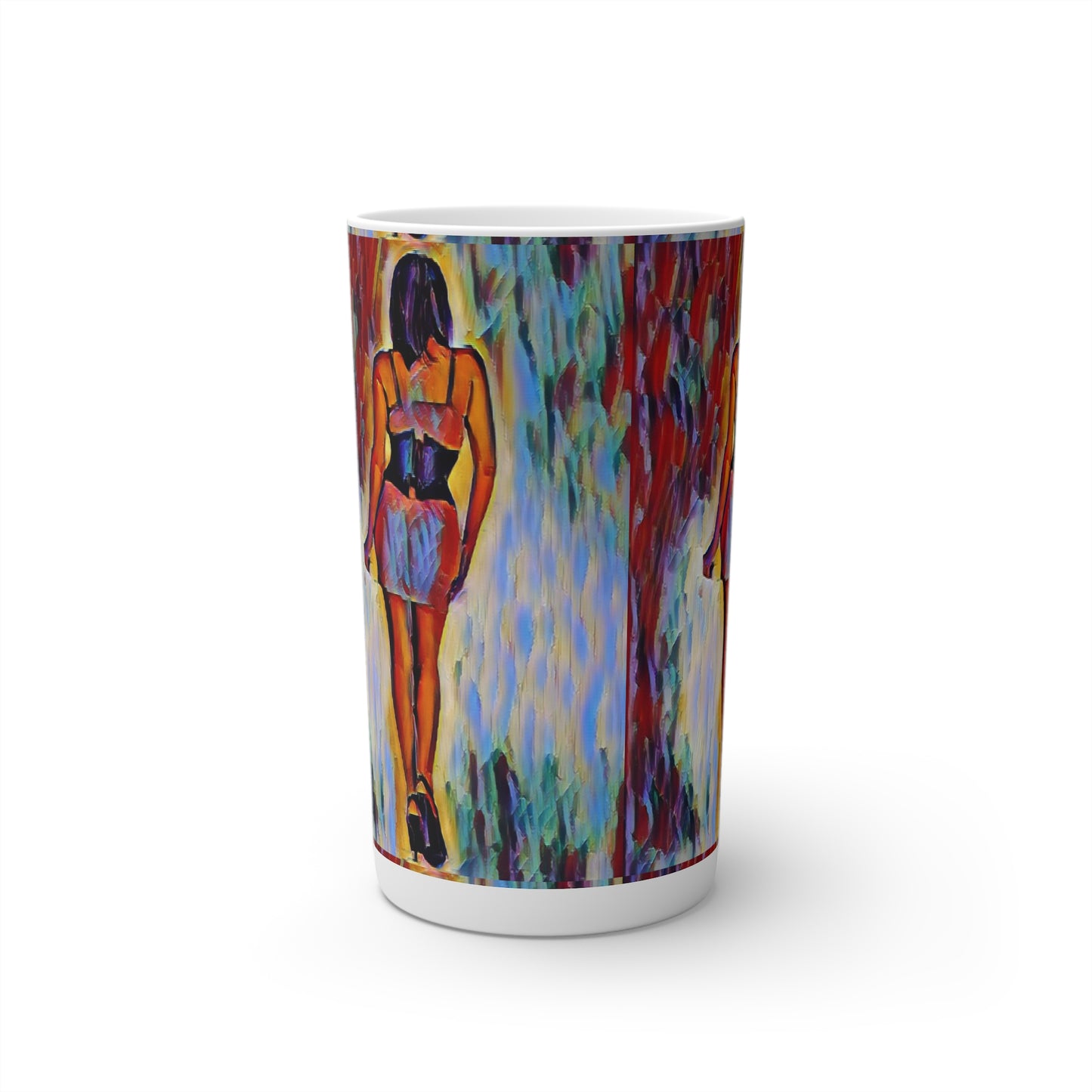 Conical Coffee Mugs (3oz, 8oz, 12oz) ...  I'll Walk 'A-Hundred-Miles' In Stilettos ... Original Works ... June 2023. Central Idaho, USA ...