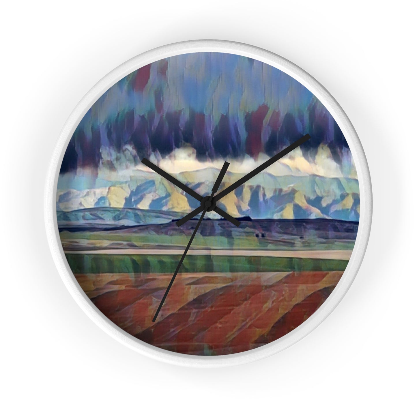 Wall Clock ... On-The-Prairie .. "The Storm Is Brewing" ... Central Idaho: November 2023 ... Original Works ...