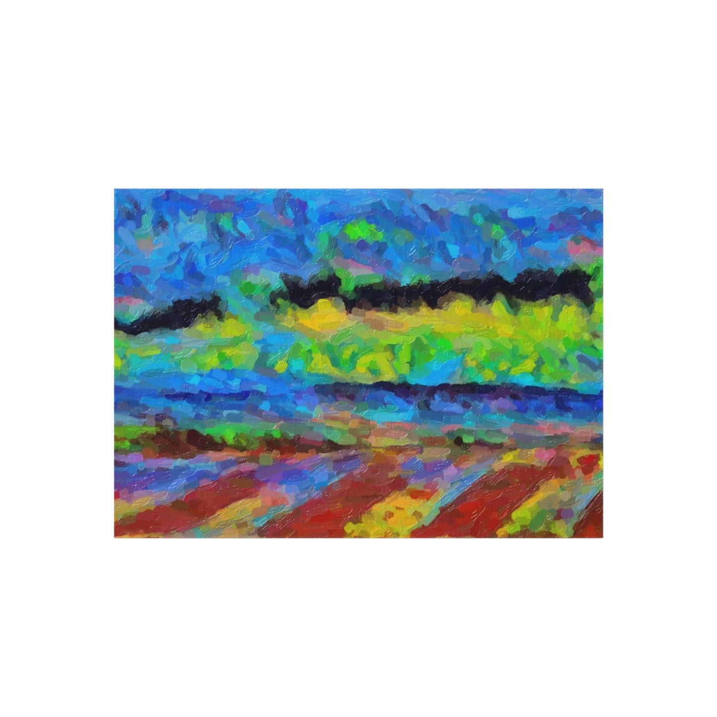 Outdoor Rug ... On-The-Prairie .. "The Storm Is Brewing" ... Central Idaho: November 2023 ... Original Works  ...