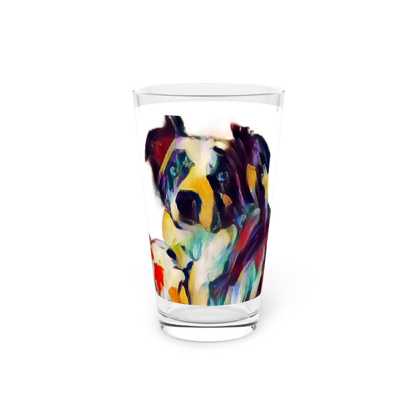Pint Glass, 16oz ... Ozzy-Hippensteel ... "Don't Cry Now ... Dry-Your-Eyes ... On-The-Wind". Original Works. May 2023.
