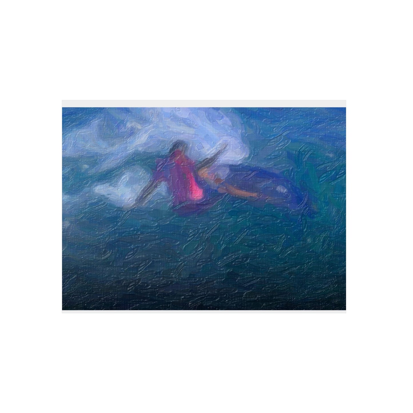 Aluminum Composite Panels ... Paris_2024_Surfing Competition-Tahiti_French-Polynesia .... 'Gabriel Medina World Campion Drops-In' ... Original Works ...