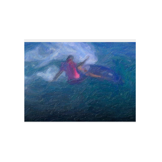 Aluminum Composite Panels ... Paris_2024_Surfing Competition-Tahiti_French-Polynesia .... 'Gabriel Medina World Campion Drops-In' ... Original Works ...