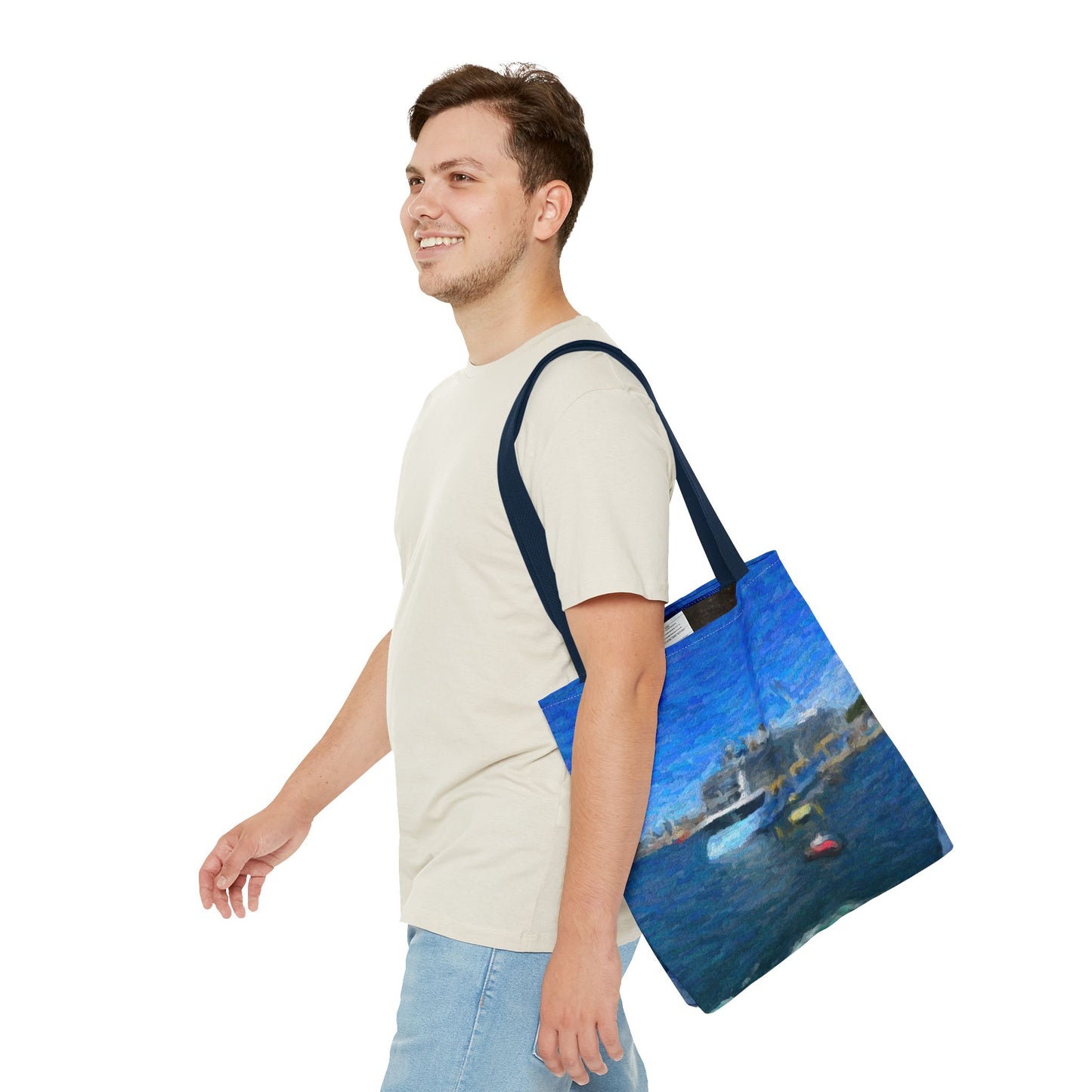 Tote Bag (AOP) ... Into Vancouver Harbor We Arrive: Celebrity Edge-Cruise ... Vancouver, British Columbia ... June 2024 ... Original Works