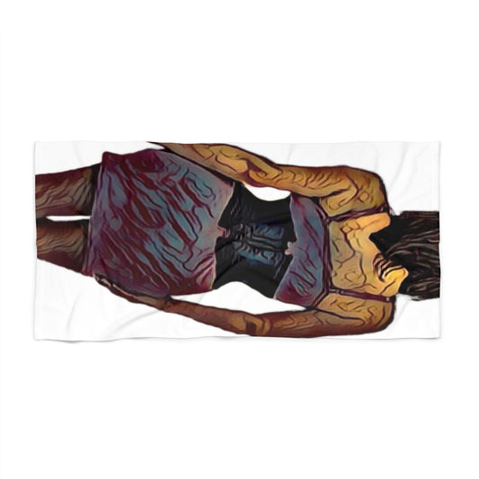 Beach Towel ... I'll Walk 'A-Hundred-Miles' In Stilettos ... Original Works ... June 2023. Central Idaho, USA ...