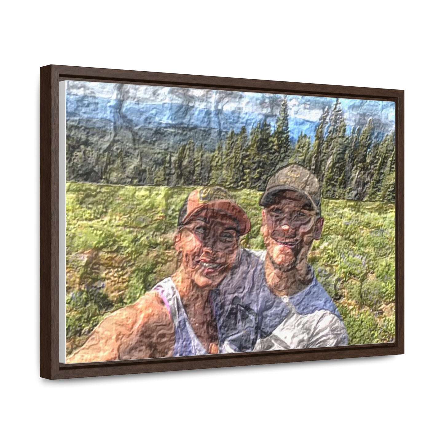 Gallery Canvas Wraps, Horizontal Frame ... "The Best Of Friends" ... Original Works ... December 2023 ... Central Idaho, USA.