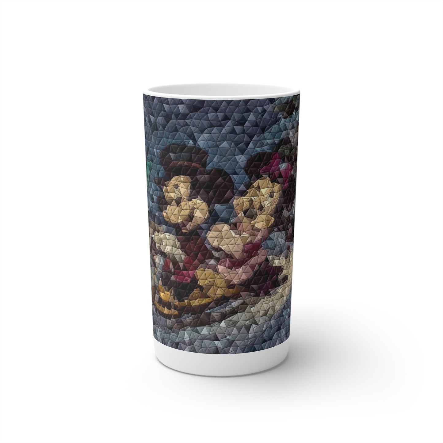 Conical Coffee Mugs (3oz, 8oz, 12oz) ... Mickey_N_Minnie Mouse & Pluto ... "A Winter Sleigh Ride" ... Original Works. Winter 2023 ...