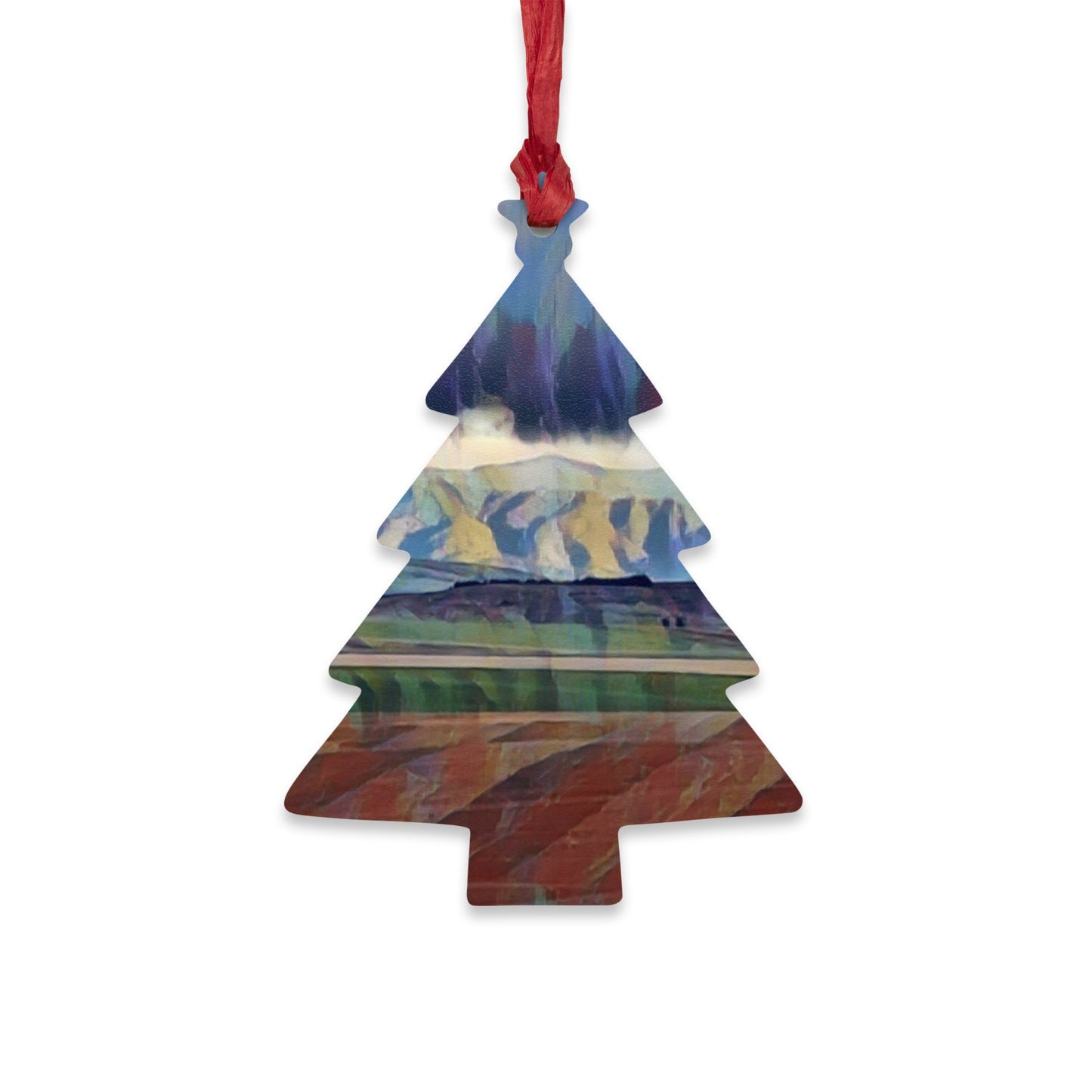 Wooden Ornaments ... On-The-Prairie .. "The Storm Is Brewing" ... Central Idaho: November 2023 ... Original Works  ...