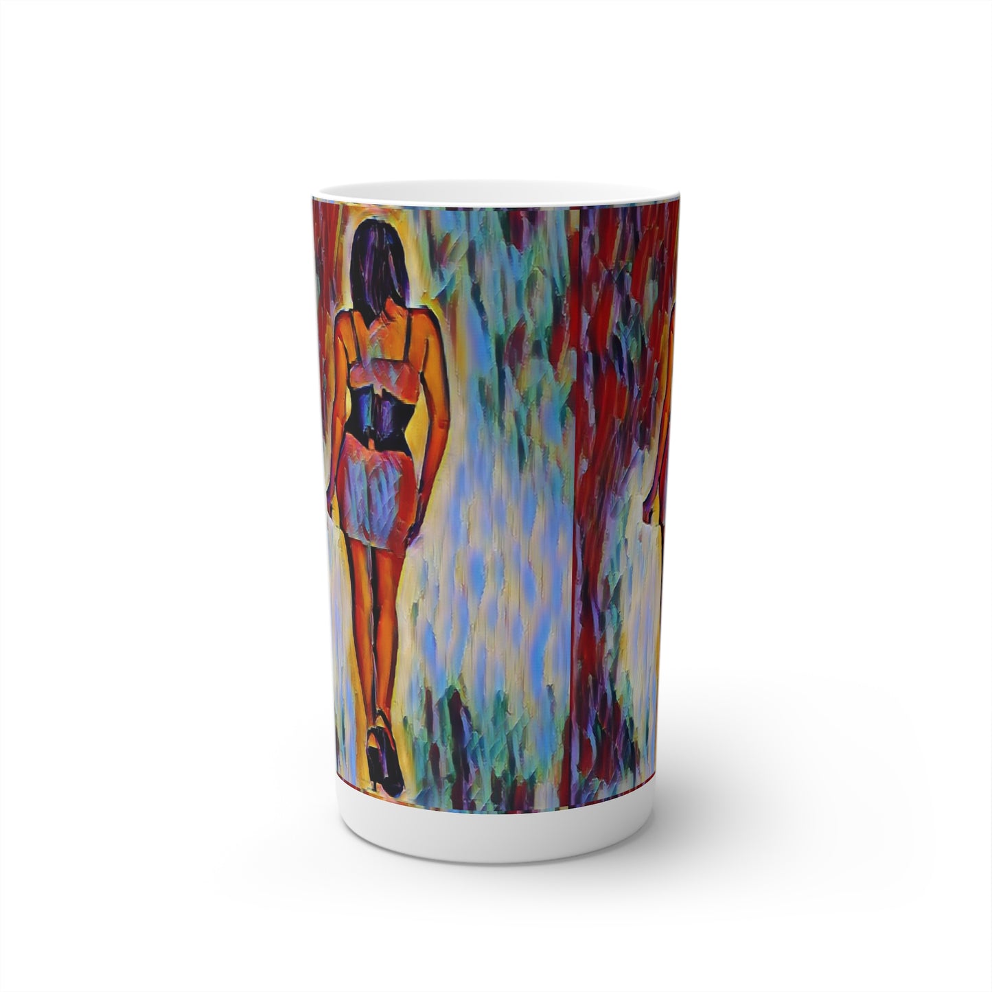 Conical Coffee Mugs (3oz, 8oz, 12oz) ...  I'll Walk 'A-Hundred-Miles' In Stilettos ... Original Works ... June 2023. Central Idaho, USA ...