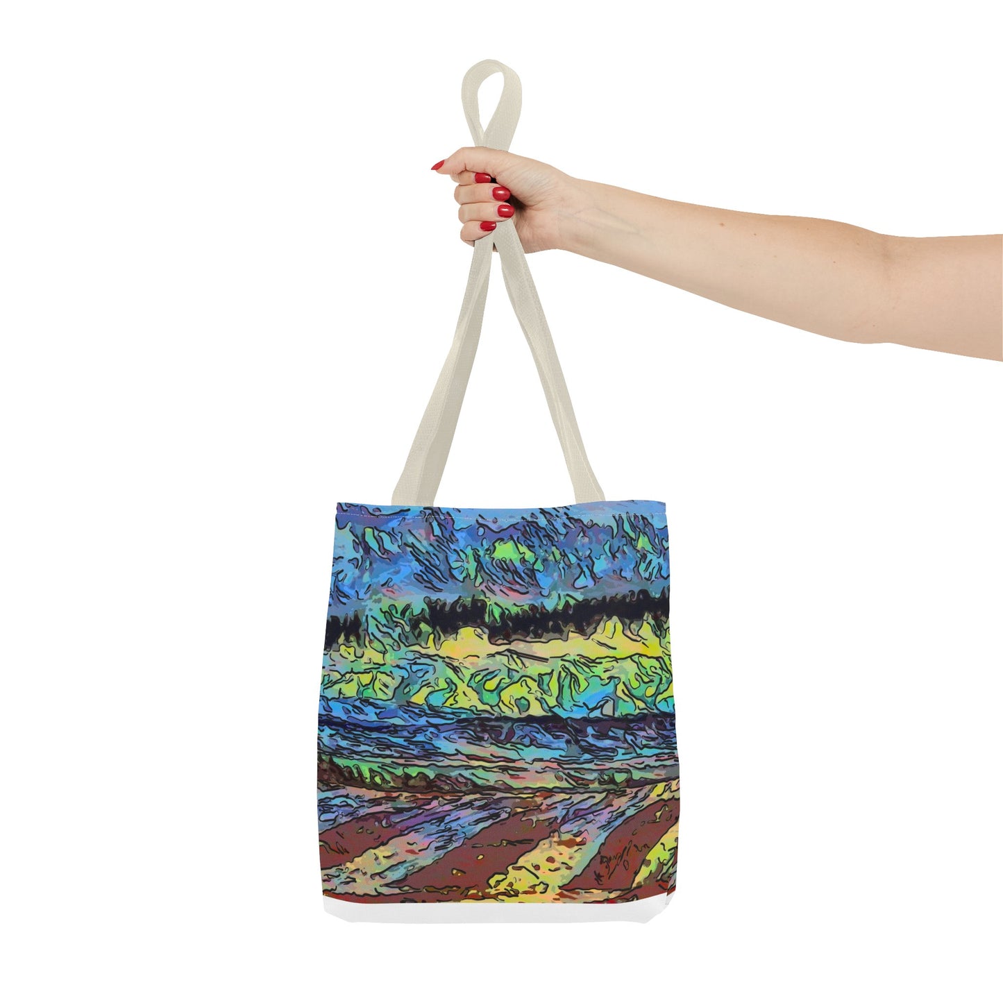 Tote Bag (AOP) ... On-The-Prairie .. "The Storm Is Brewing" ... Central Idaho: November 2023 ... Original Works ...