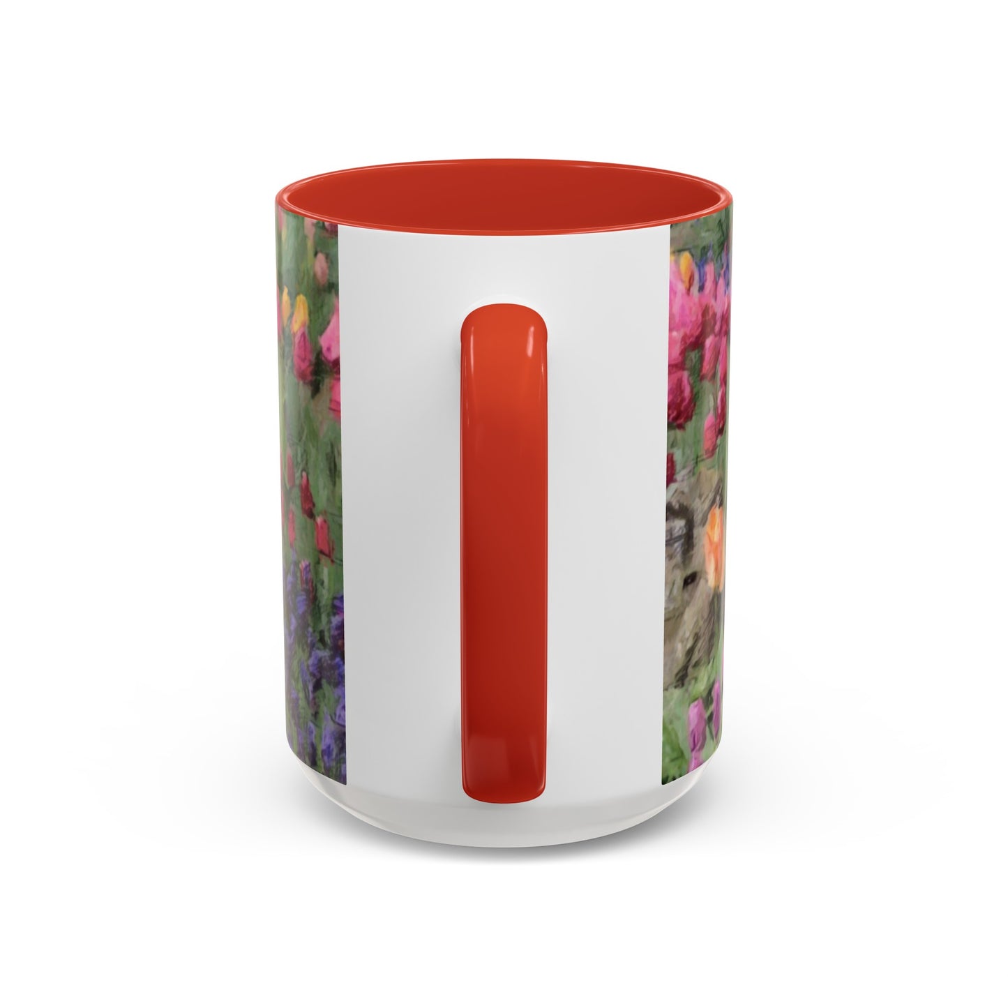 Accent Coffee Mug (11, 15oz) ... Skagit Valley Tulips ... Skagit Valley, Washington ... Family Archives ... Original Works ... Circa 1980's ...