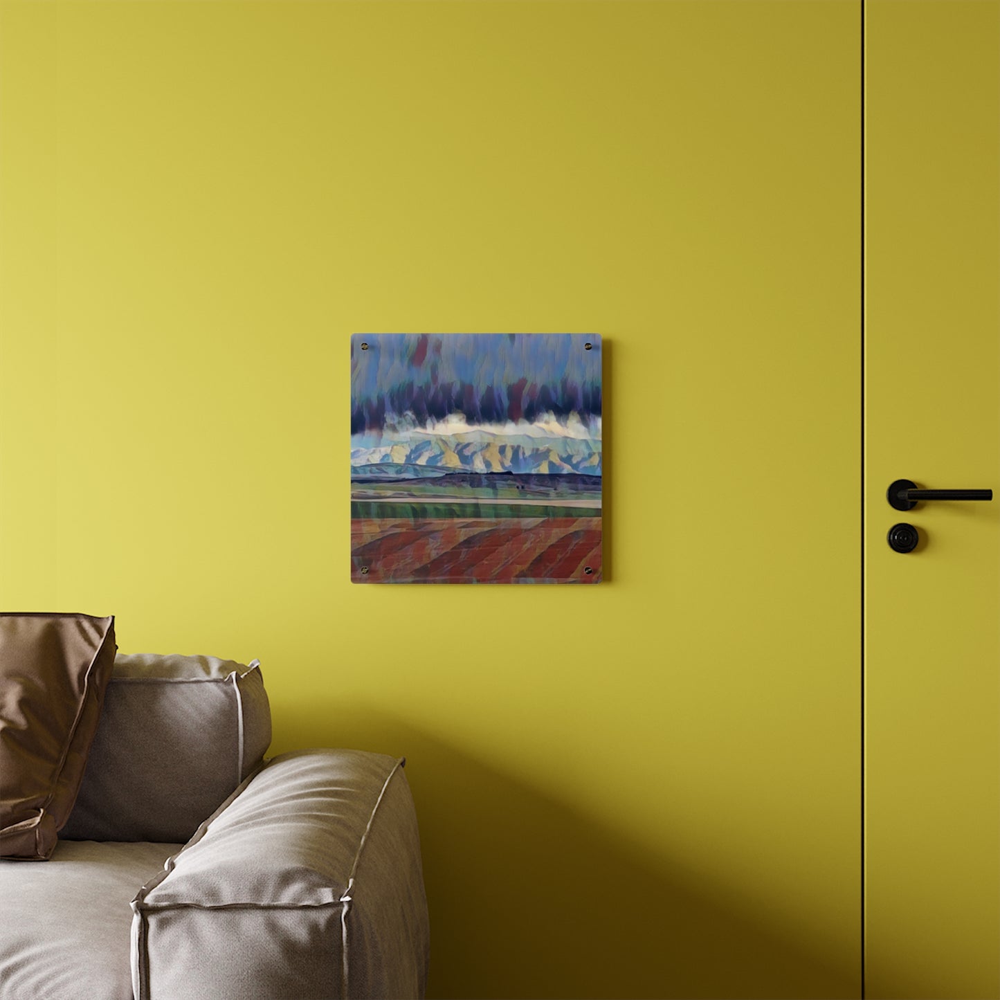 Acrylic Wall Art Panels ... On-The-Prairie .. "The Storm Is Brewing" ... Central Idaho: November 2023 ... Original Works ...