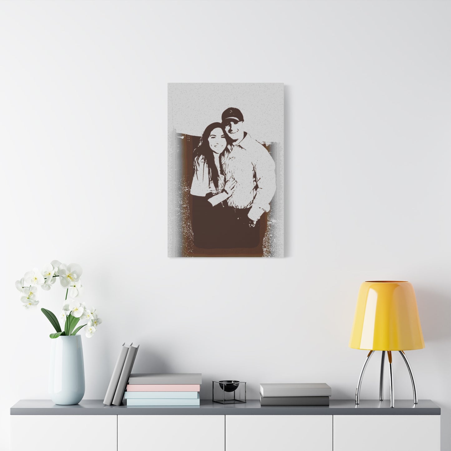 Matte Canvas, Stretched, 1.25" ... "The Best Of Friends" ... Original Works ... December 2023 ... Central Idaho, USA.