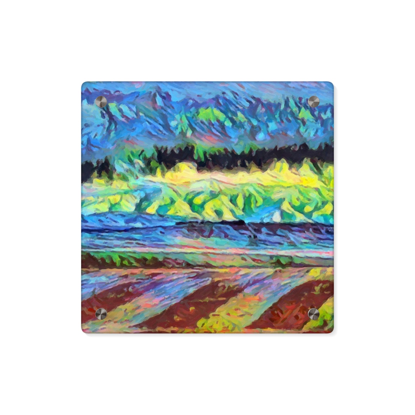 Acrylic Wall Art Panels ... On-The-Prairie .. "The Storm Is Brewing" ... Central Idaho: November 2023 ... Original Works ...