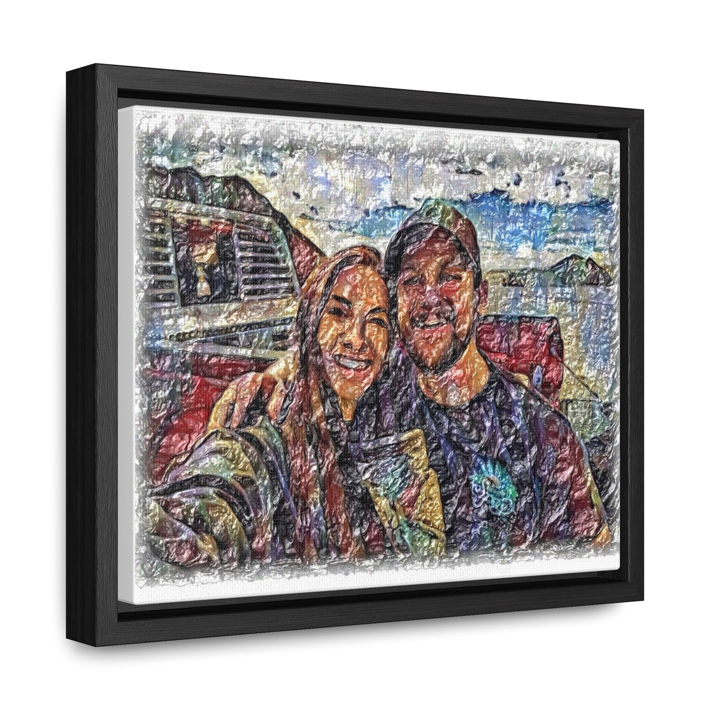 Gallery Canvas Wraps, Horizontal Frame ... "The Best Of Friends" ... Original Works ... December 2023 ... Central Idaho, USA.