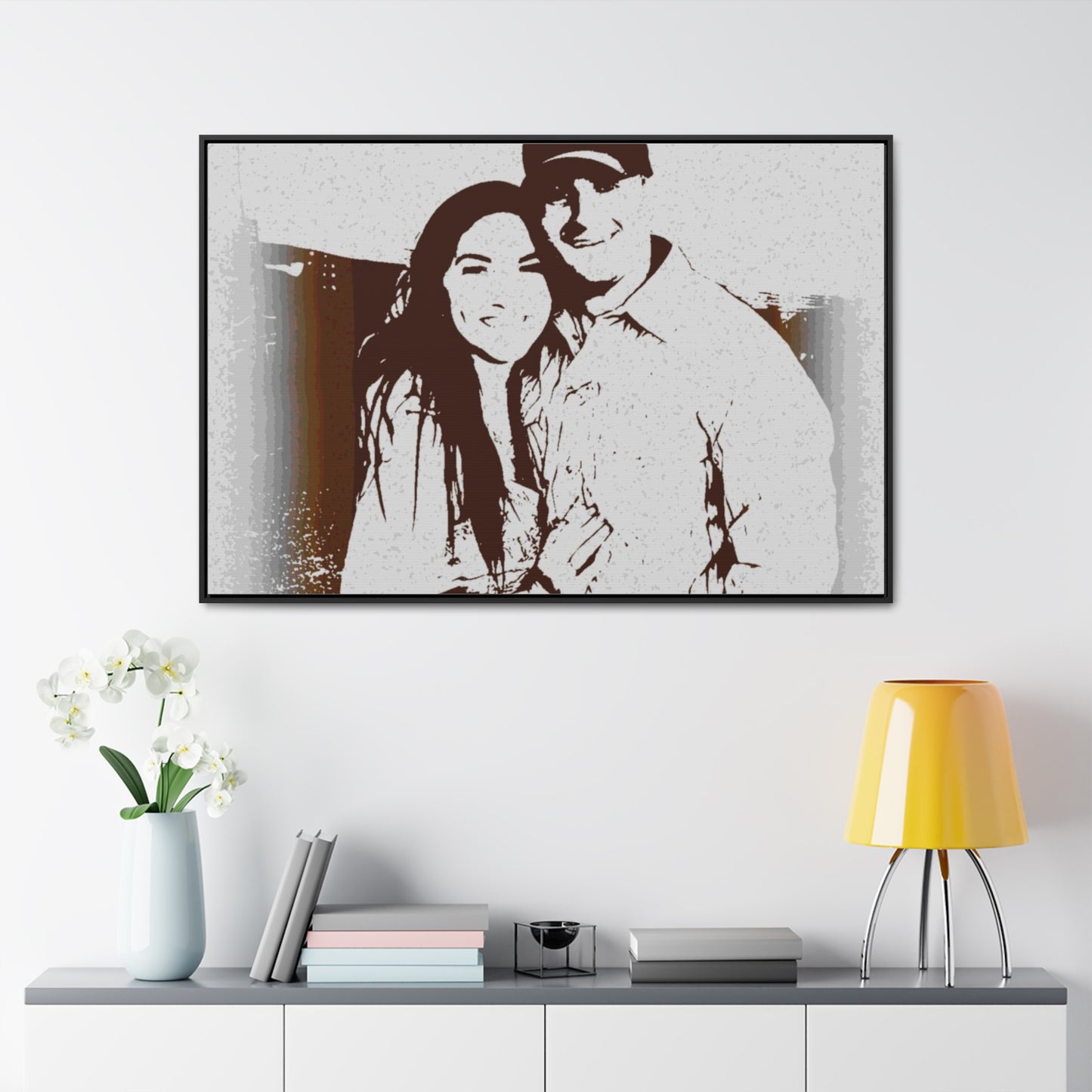Gallery Canvas Wraps, Horizontal Frame ... "The Best Of Friends" ... Original Works ... December 2023 ... Central Idaho, USA.