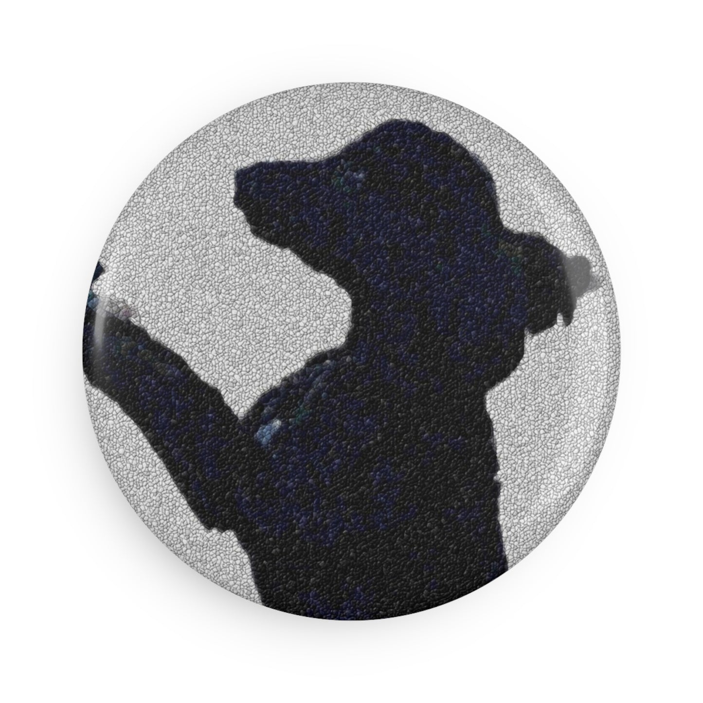 Button Magnet, Round (1 & 10 pcs) ... Jett Stenzel ... "Having Fun With Dad & Friends" ... Rhett Creek, Idaho ... Spring 2023 ... Original Works ...