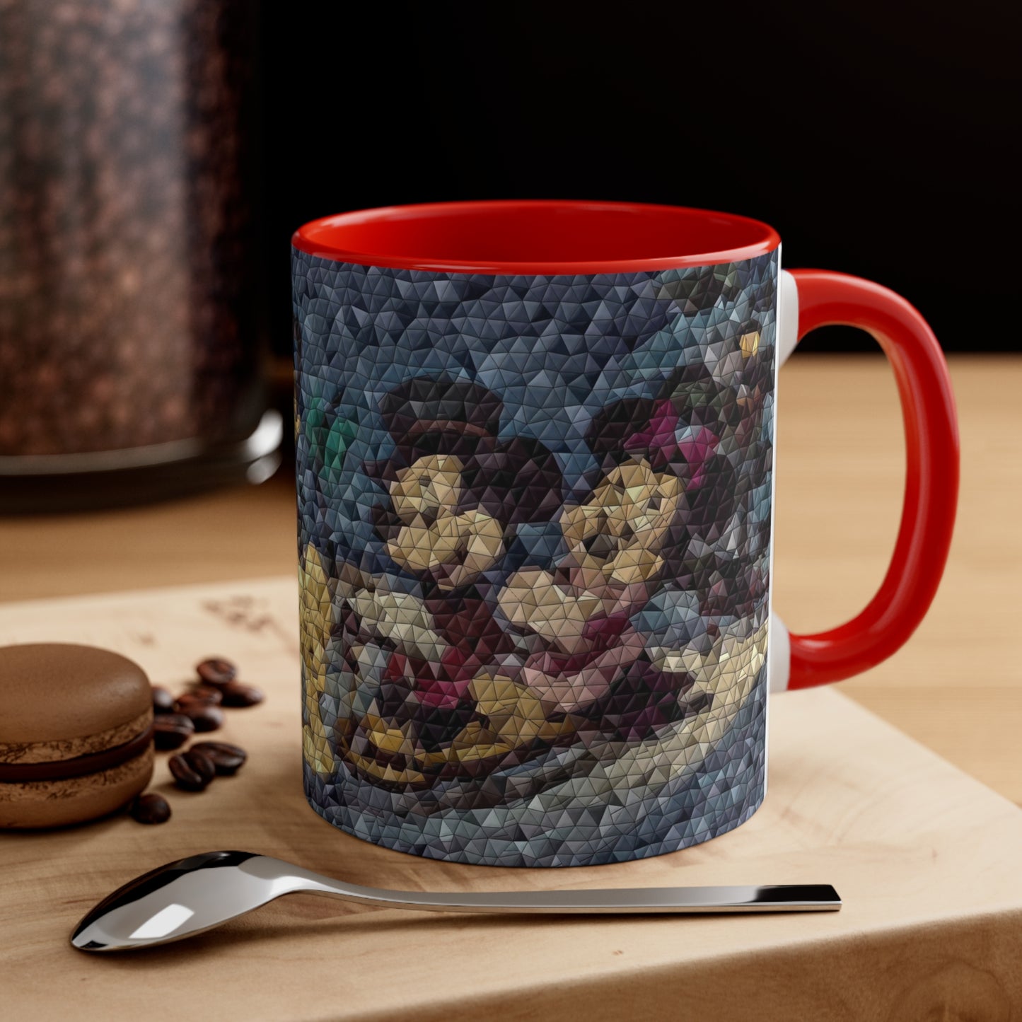Accent Coffee Mug, 11oz ... Mickey_N_Minnie Mouse & Pluto ... "A Winter Sleigh Ride" ... Original Works. Winter 2023 ...