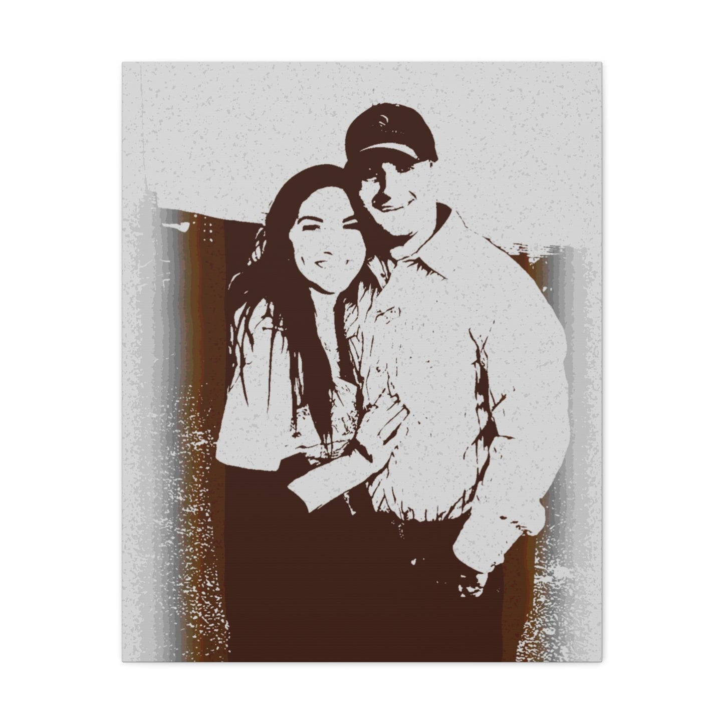 Matte Canvas, Stretched, 1.25" ... "The Best Of Friends" ... Original Works ... December 2023 ... Central Idaho, USA.