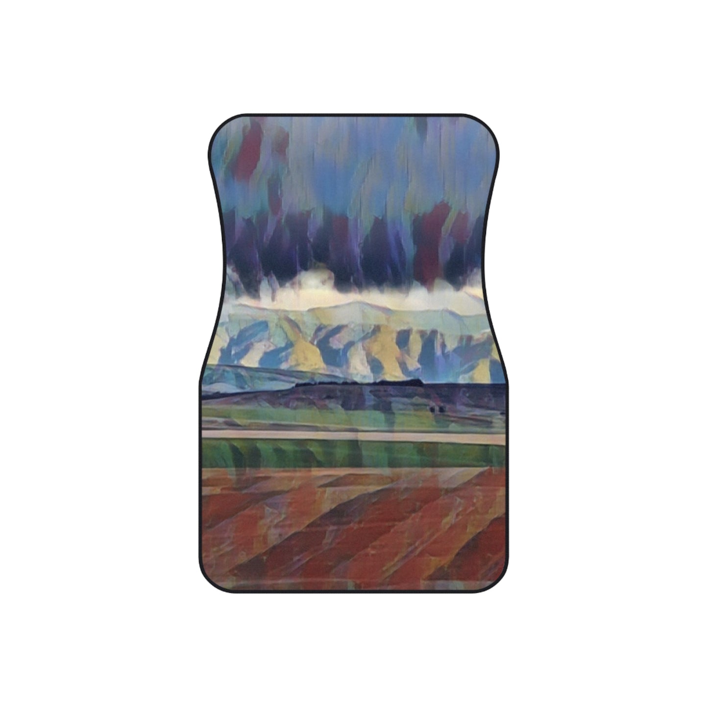Car Mats (Set of 4) ... On-The-Prairie .. "The Storm Is Brewing" ... Central Idaho: November 2023 ... Original Works ...