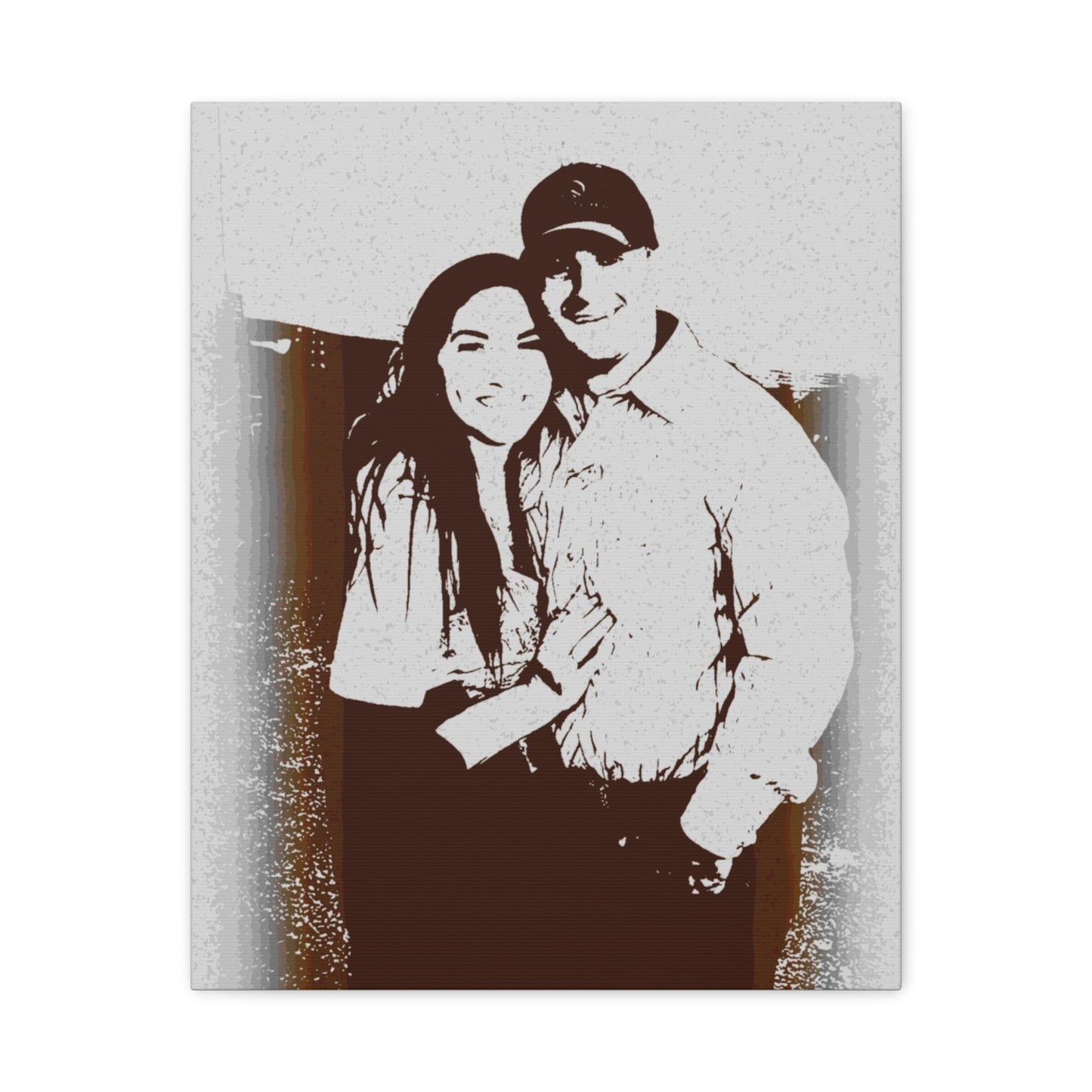 Matte Canvas, Stretched, 1.25" ... "The Best Of Friends" ... Original Works ... December 2023 ... Central Idaho, USA.